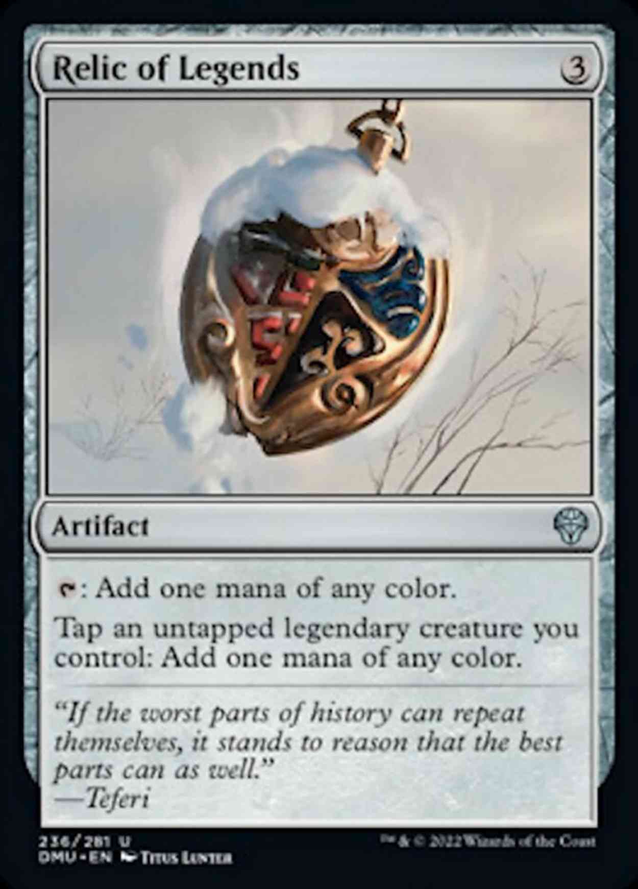 Relic of Legends magic card front