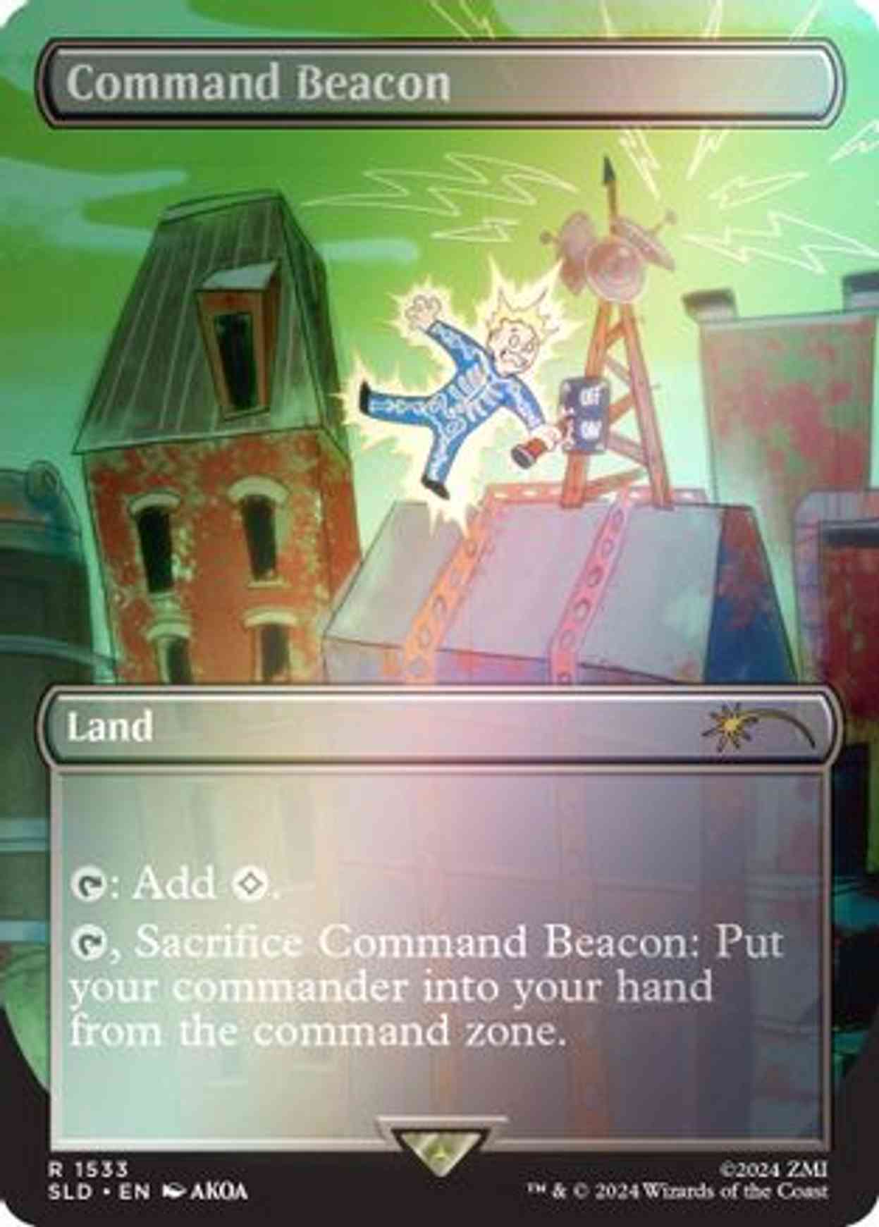 Command Beacon (Rainbow Foil) magic card front
