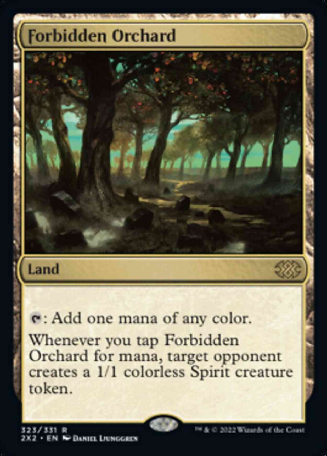 Forbidden Orchard magic card front