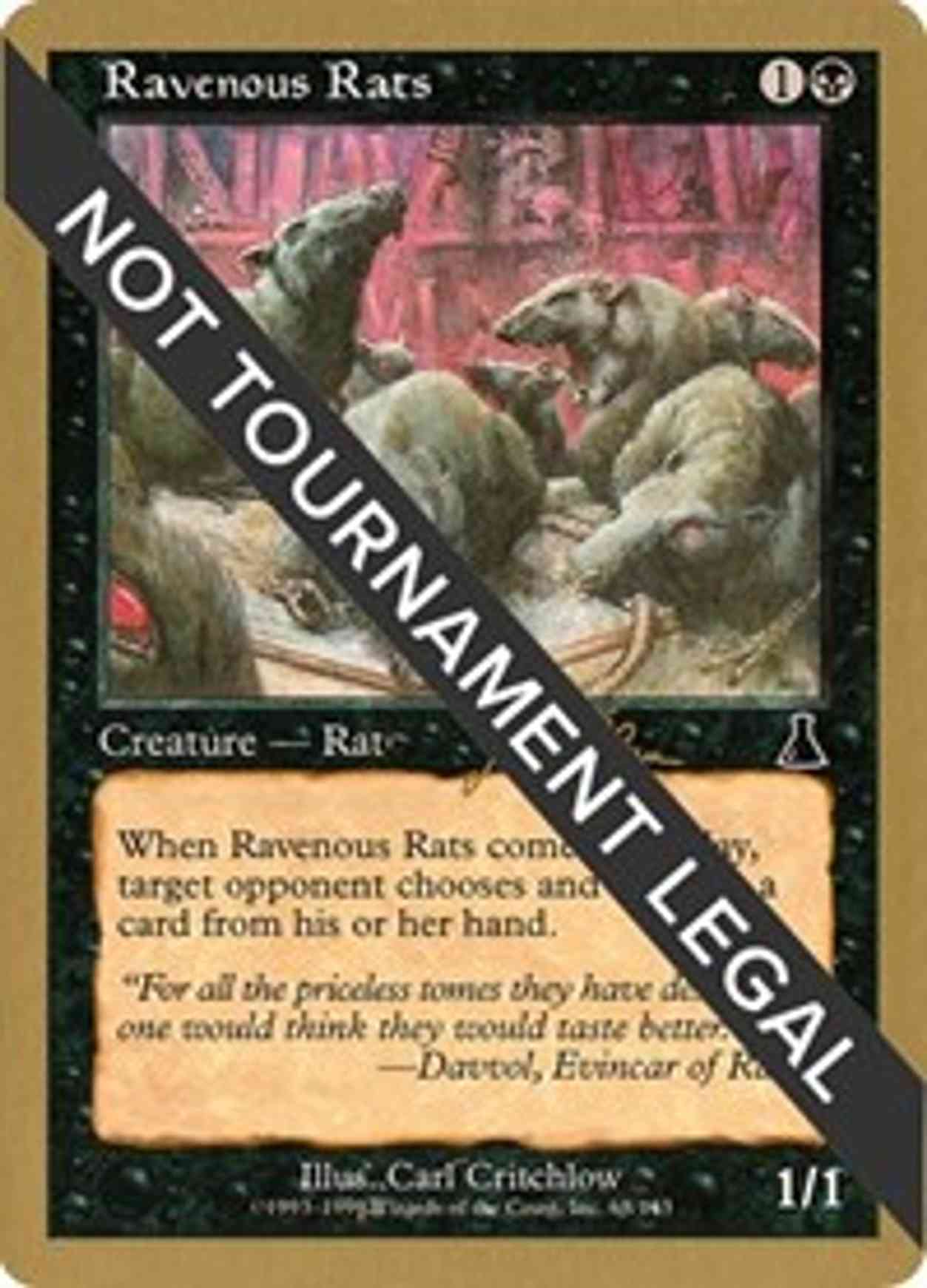 Ravenous Rats - 1999 Jakub Slemr (UDS) Price from mtg World ...