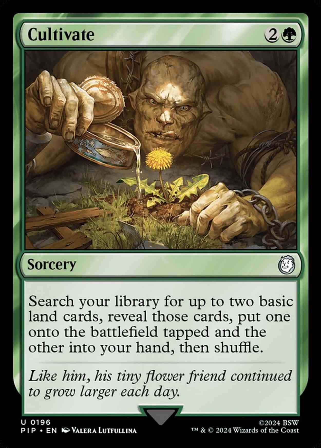 Cultivate magic card front