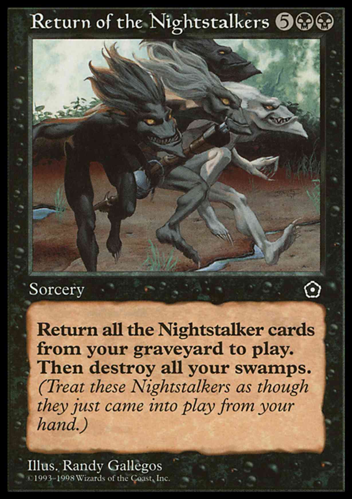 Return of the Nightstalkers magic card front