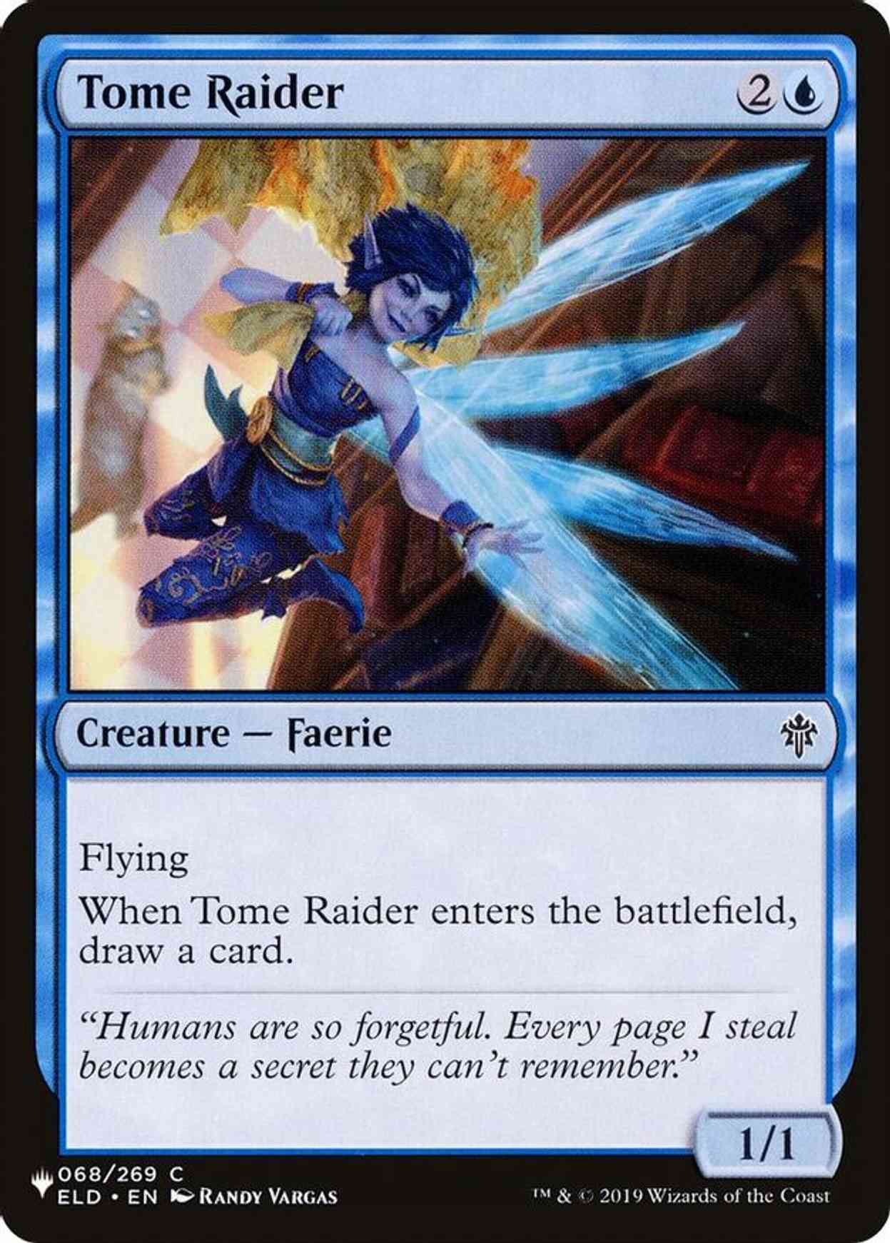 Tome Raider magic card front