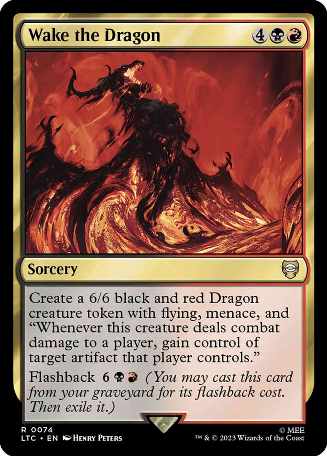 Wake the Dragon magic card front