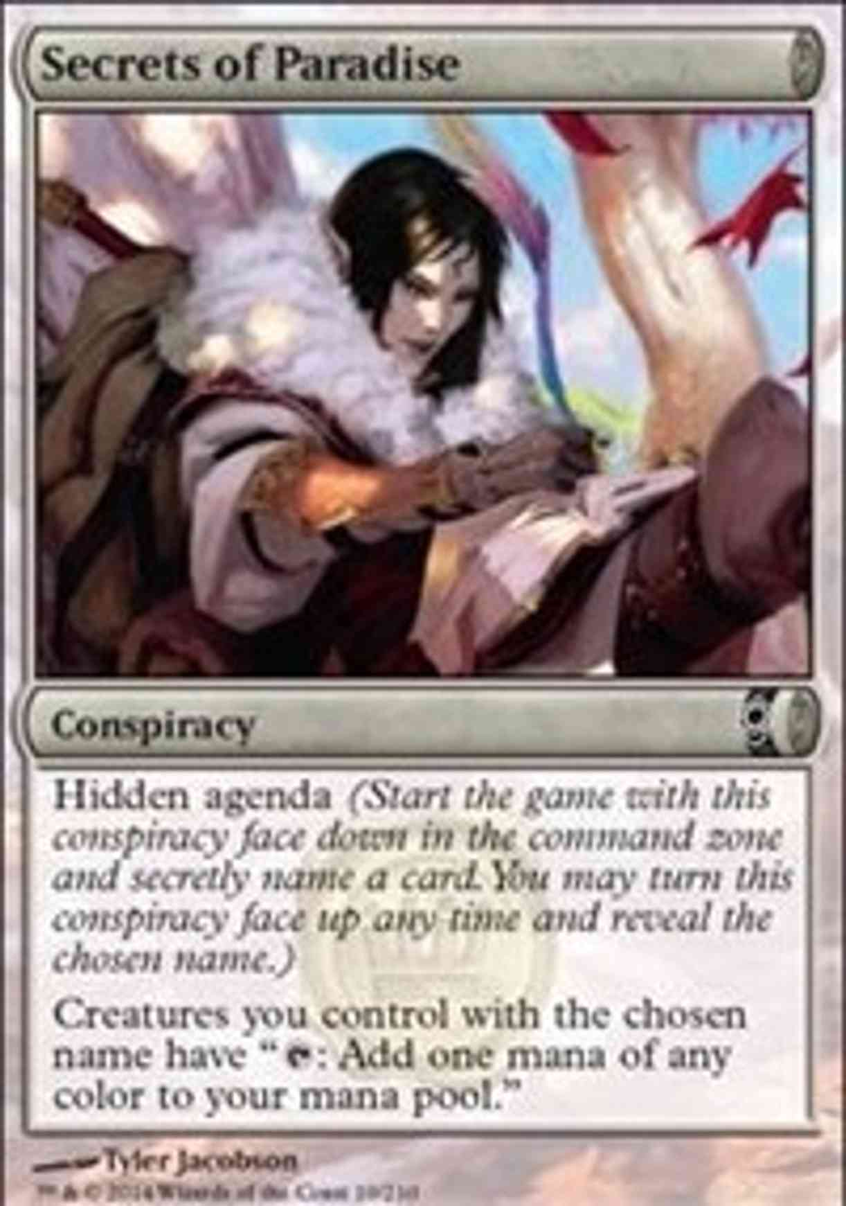 Secrets of Paradise magic card front