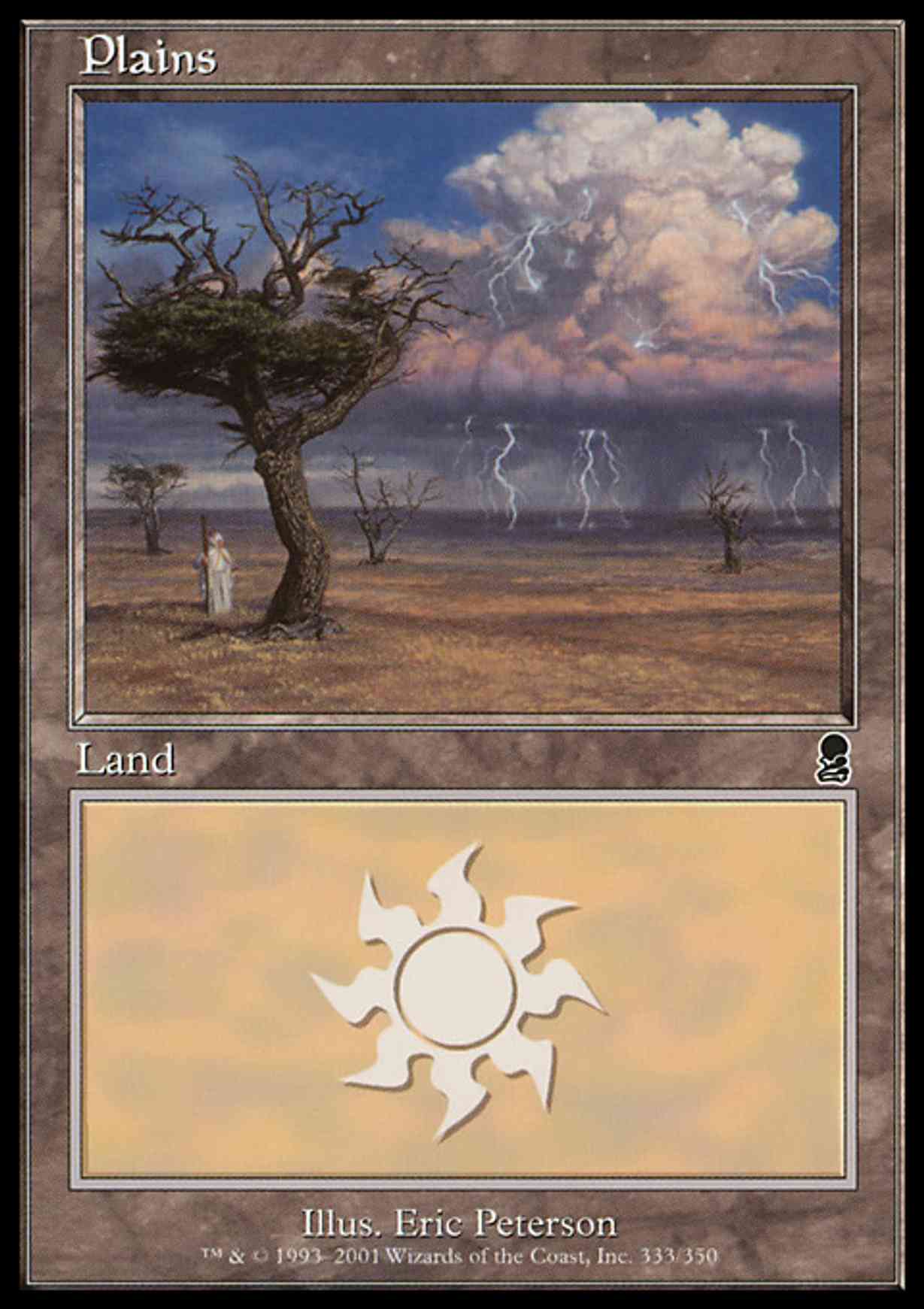 Plains (333) magic card front