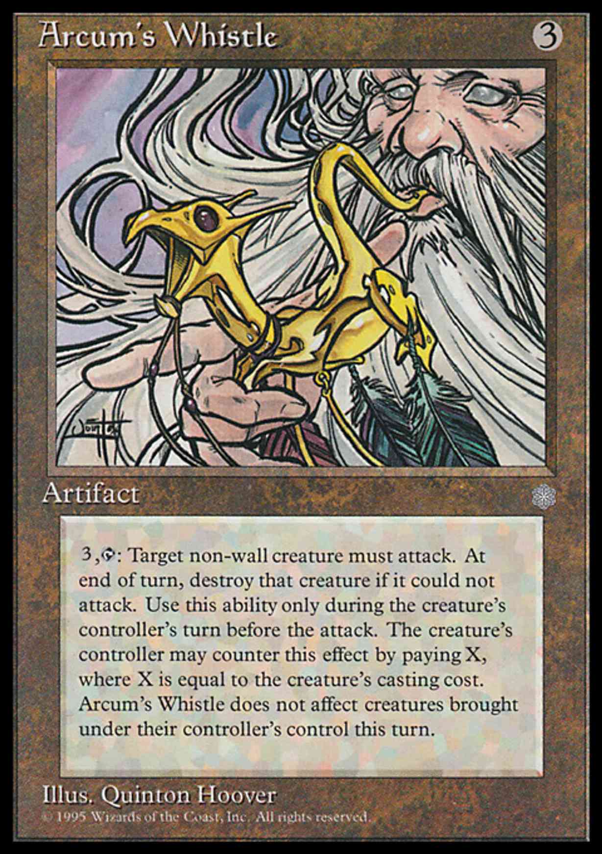 Arcum's Whistle magic card front