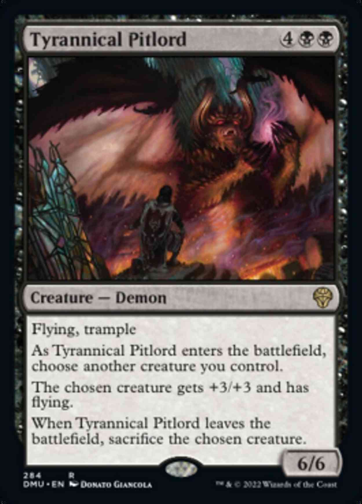 Tyrannical Pitlord magic card front