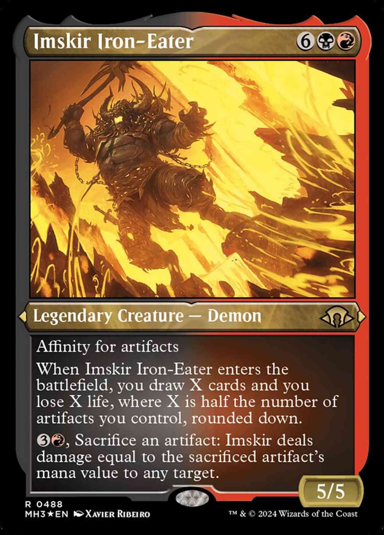 Imskir Iron-Eater (Foil Etched) magic card front