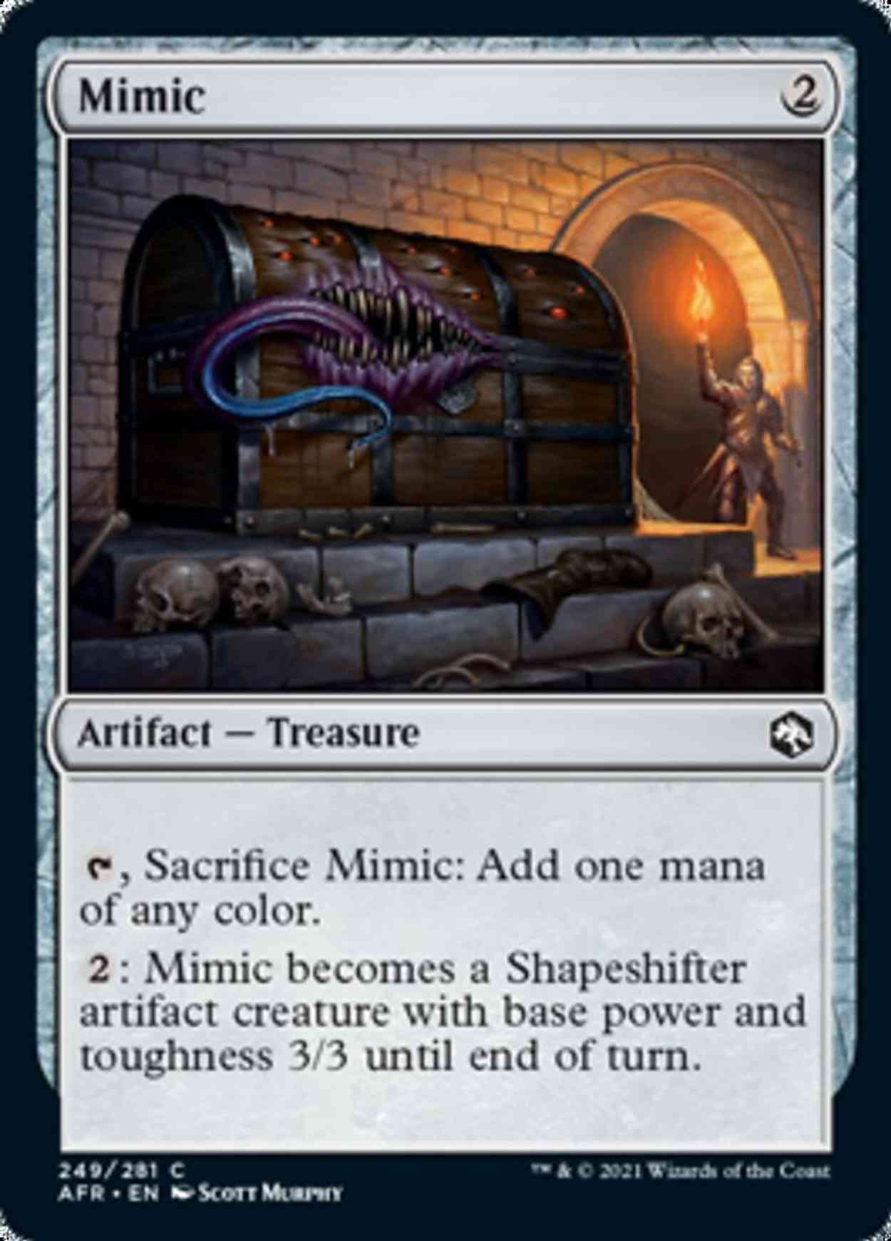 Mimic magic card front