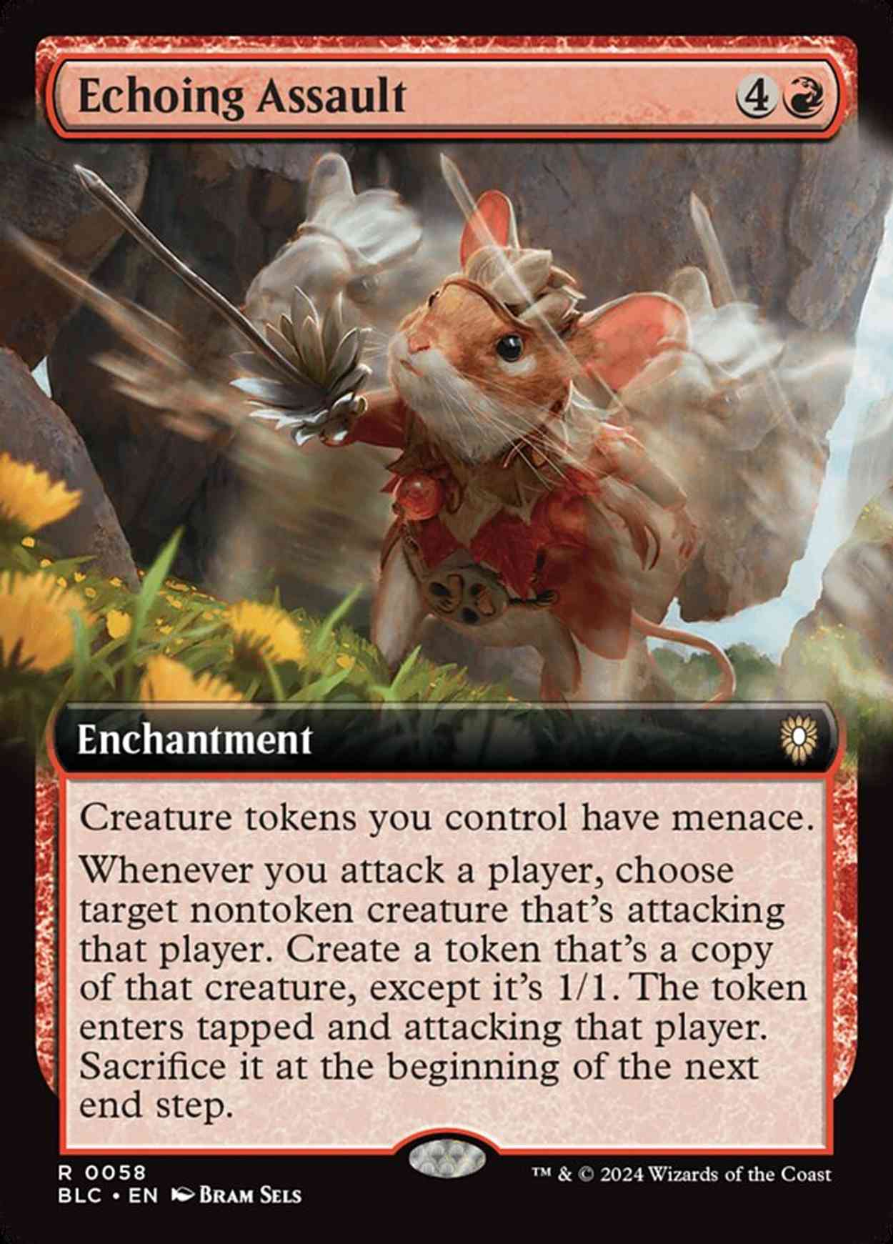 Echoing Assault magic card front