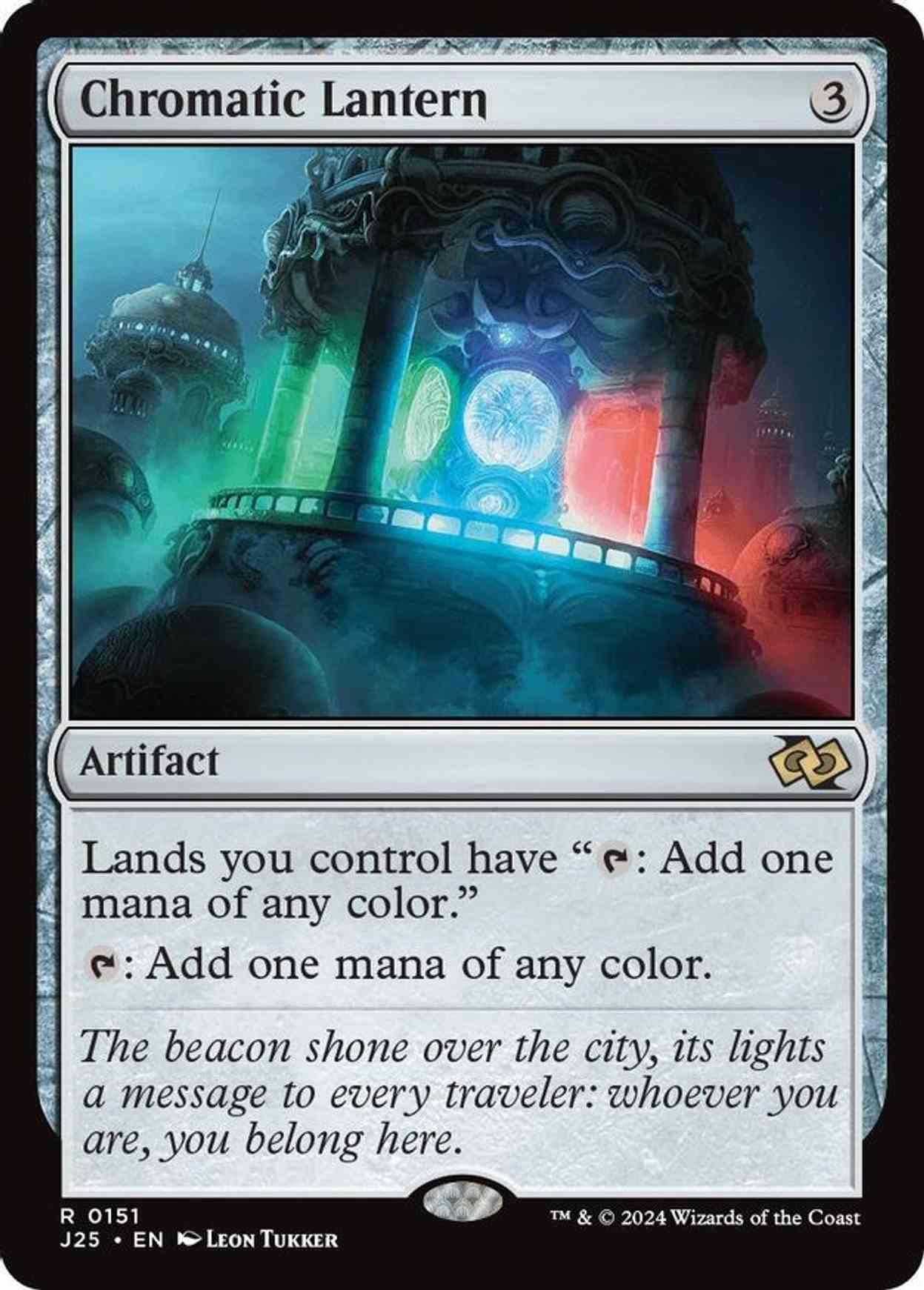 Chromatic Lantern magic card front