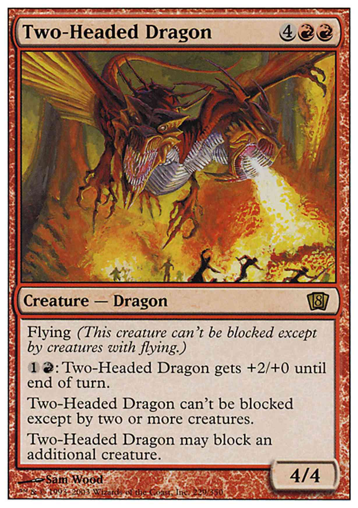 Two-Headed Dragon magic card front