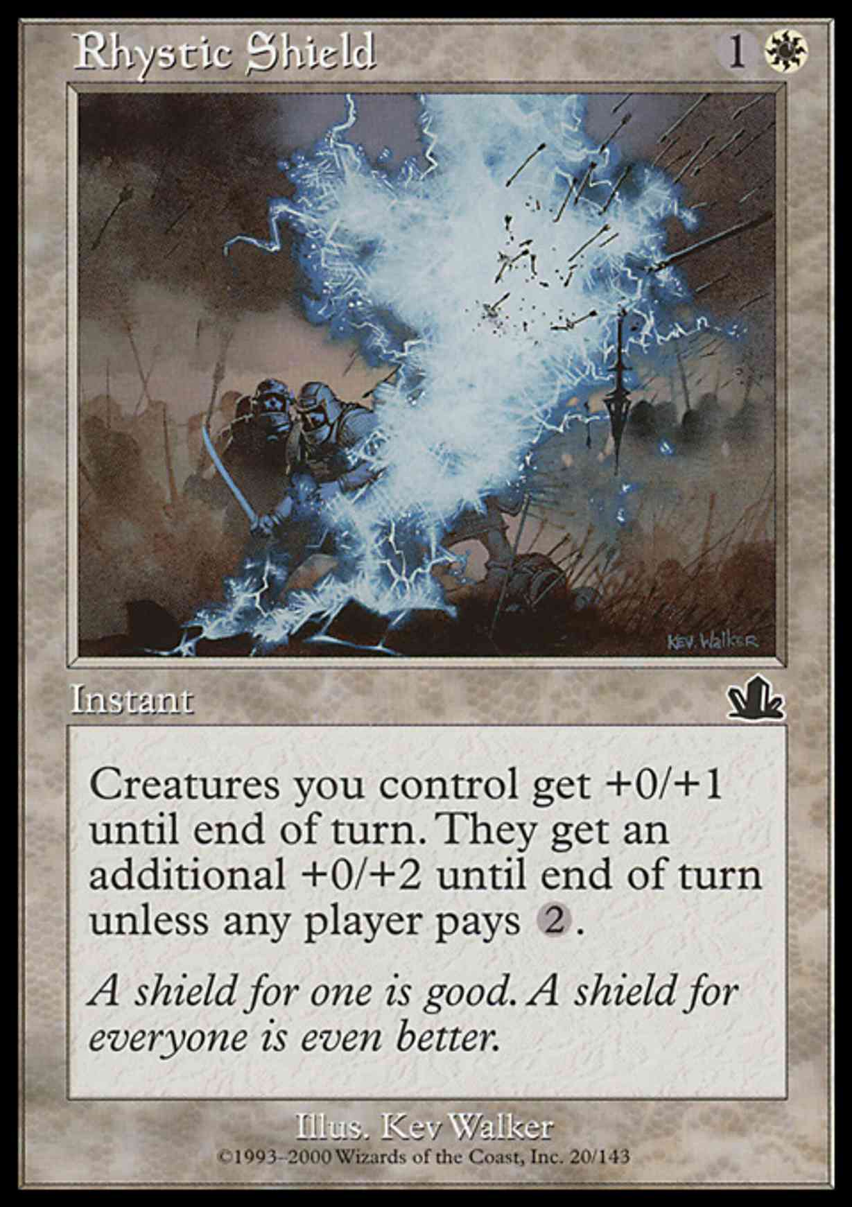 Rhystic Shield magic card front