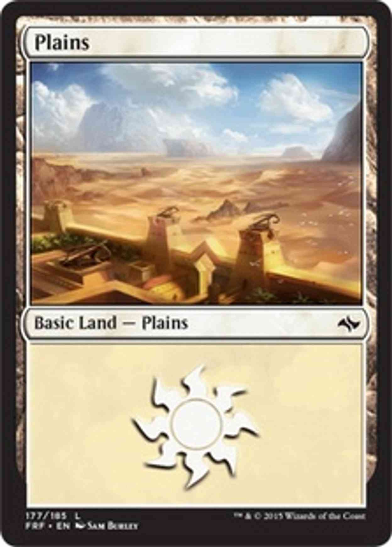 Plains (177) magic card front