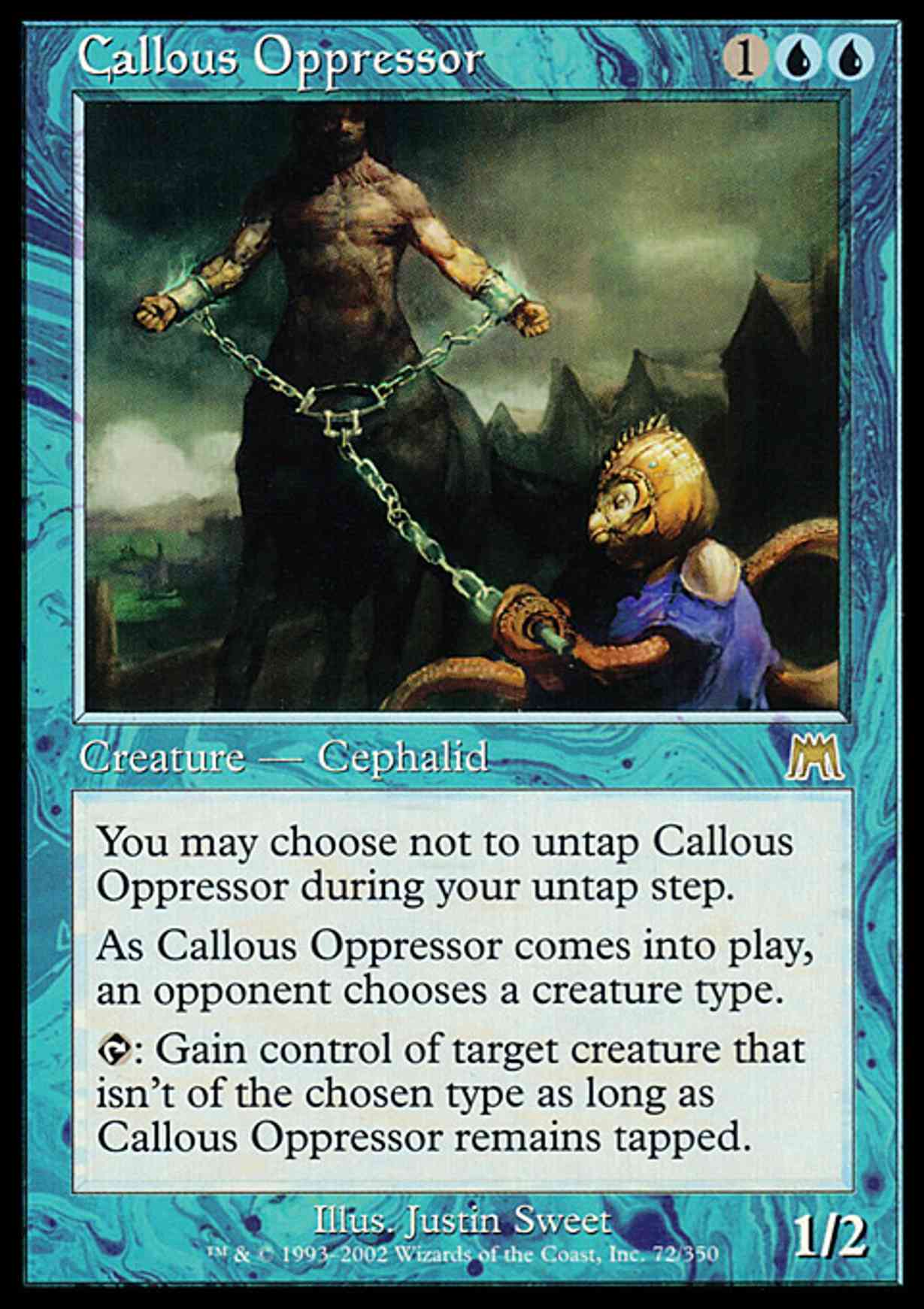 Callous Oppressor magic card front