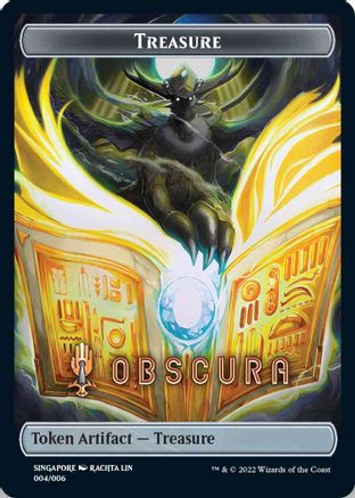 Treasure Token (Obscura) [Asian-English Exclusive] magic card front
