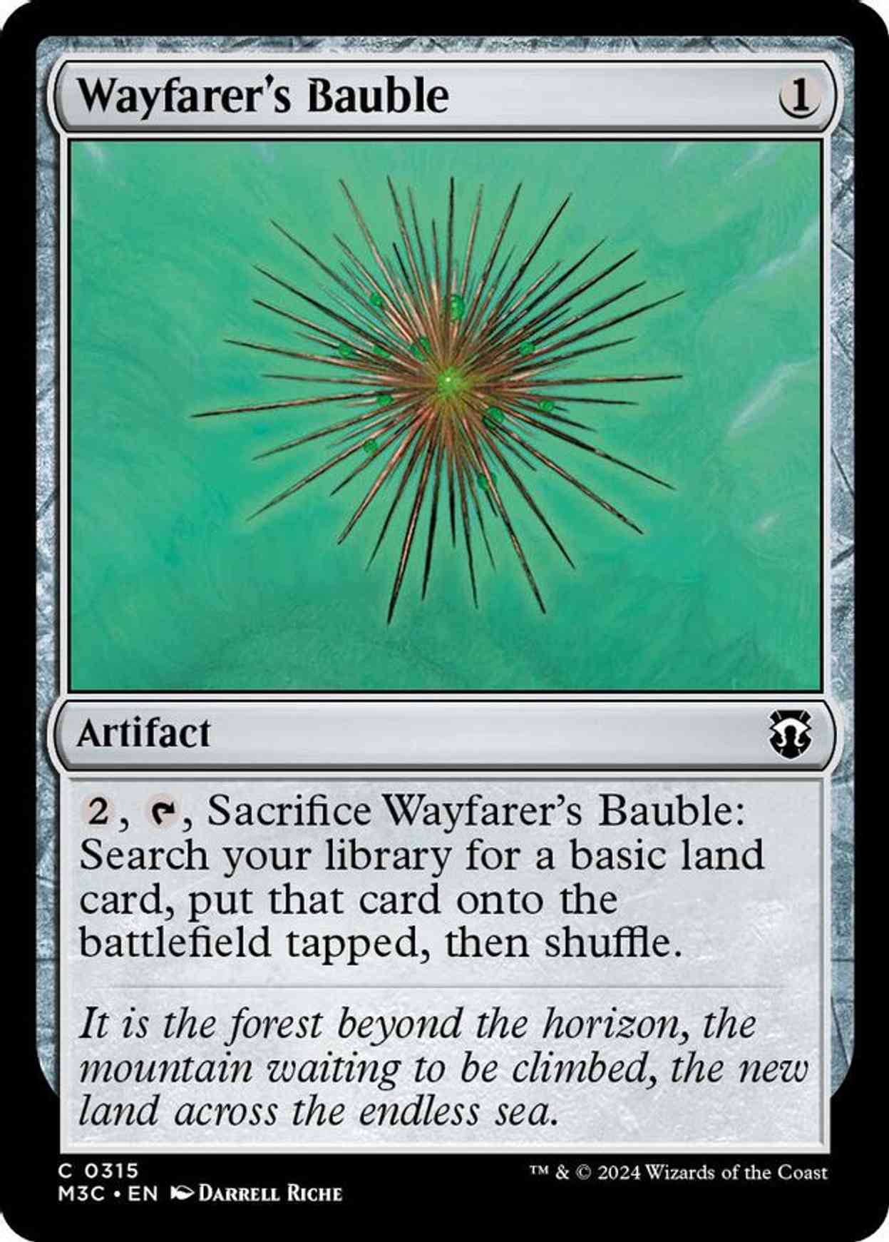 Wayfarer's Bauble (Ripple Foil) magic card front