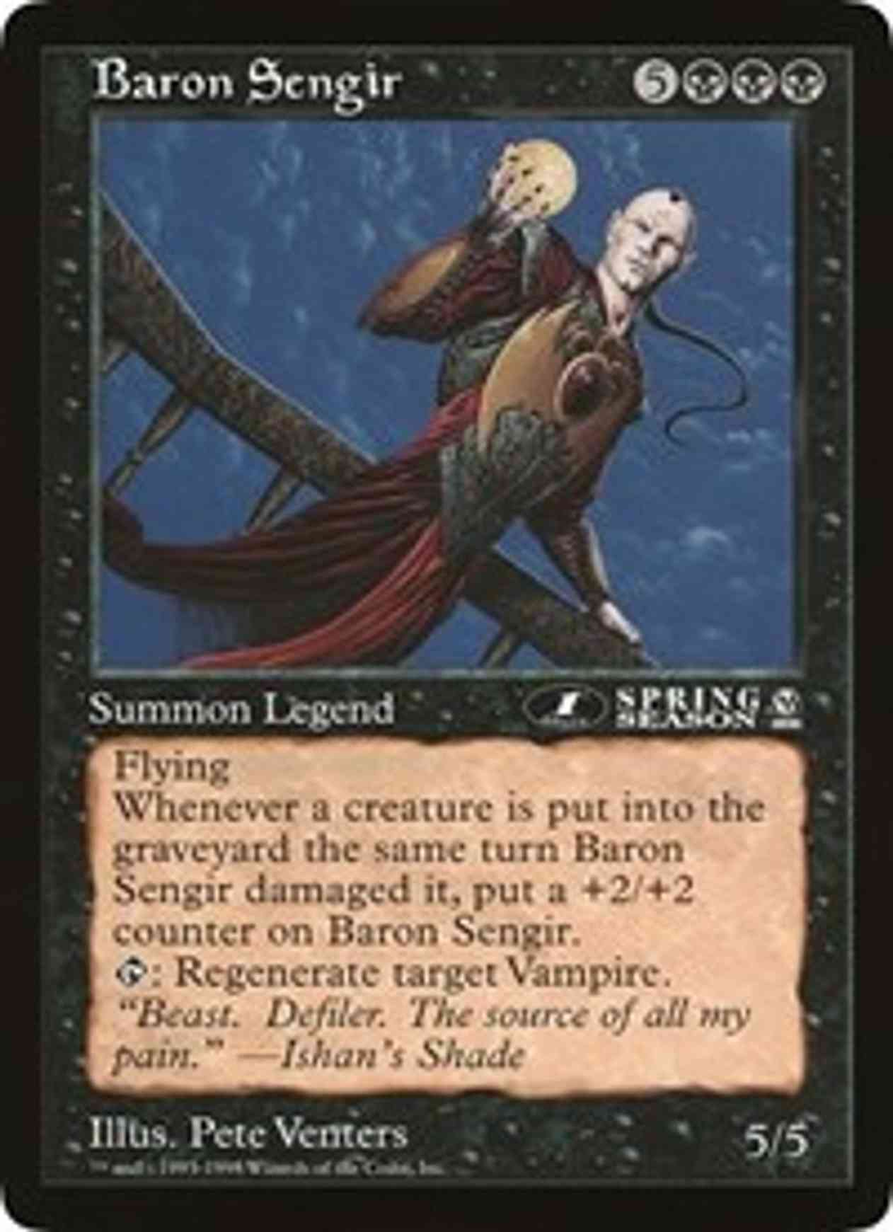 Baron Sengir (Oversized) magic card front