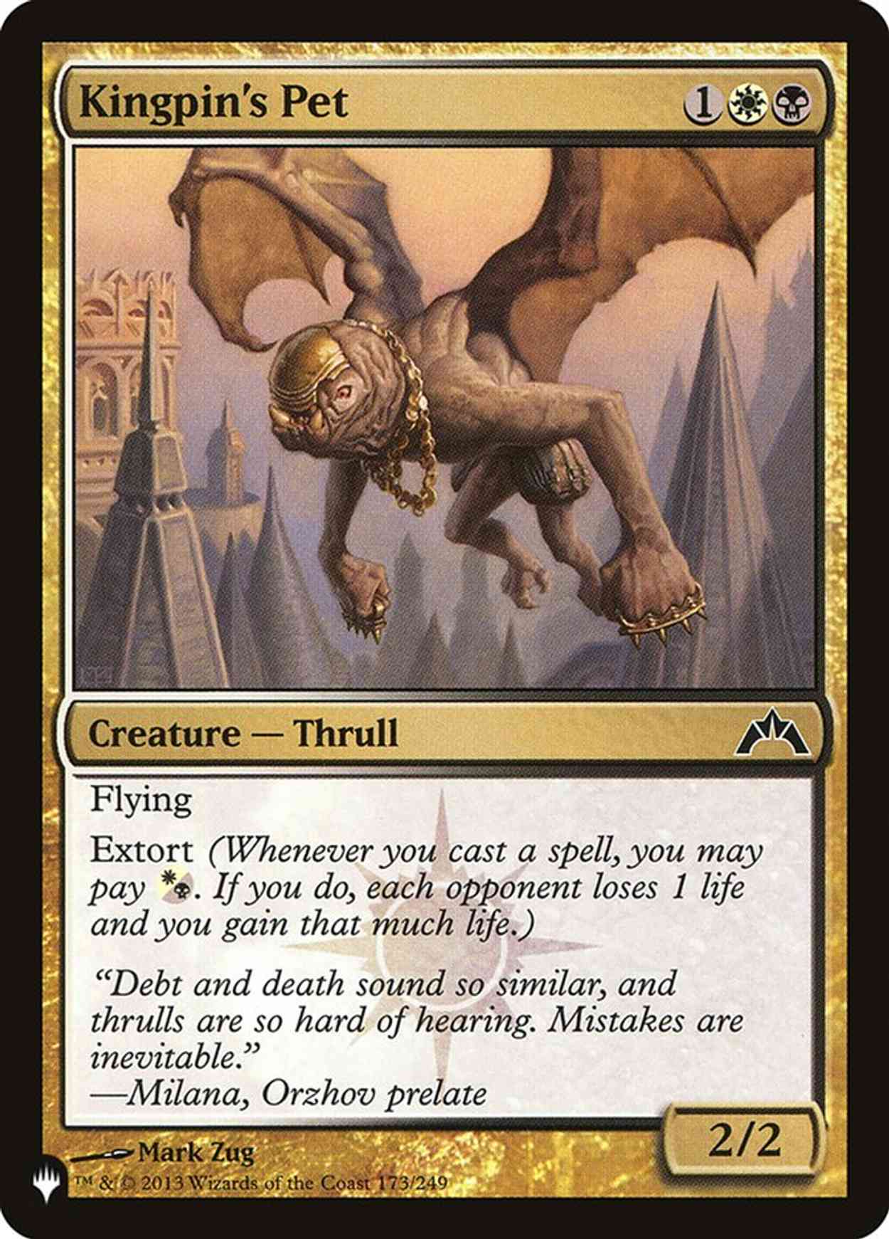 Kingpin's Pet magic card front