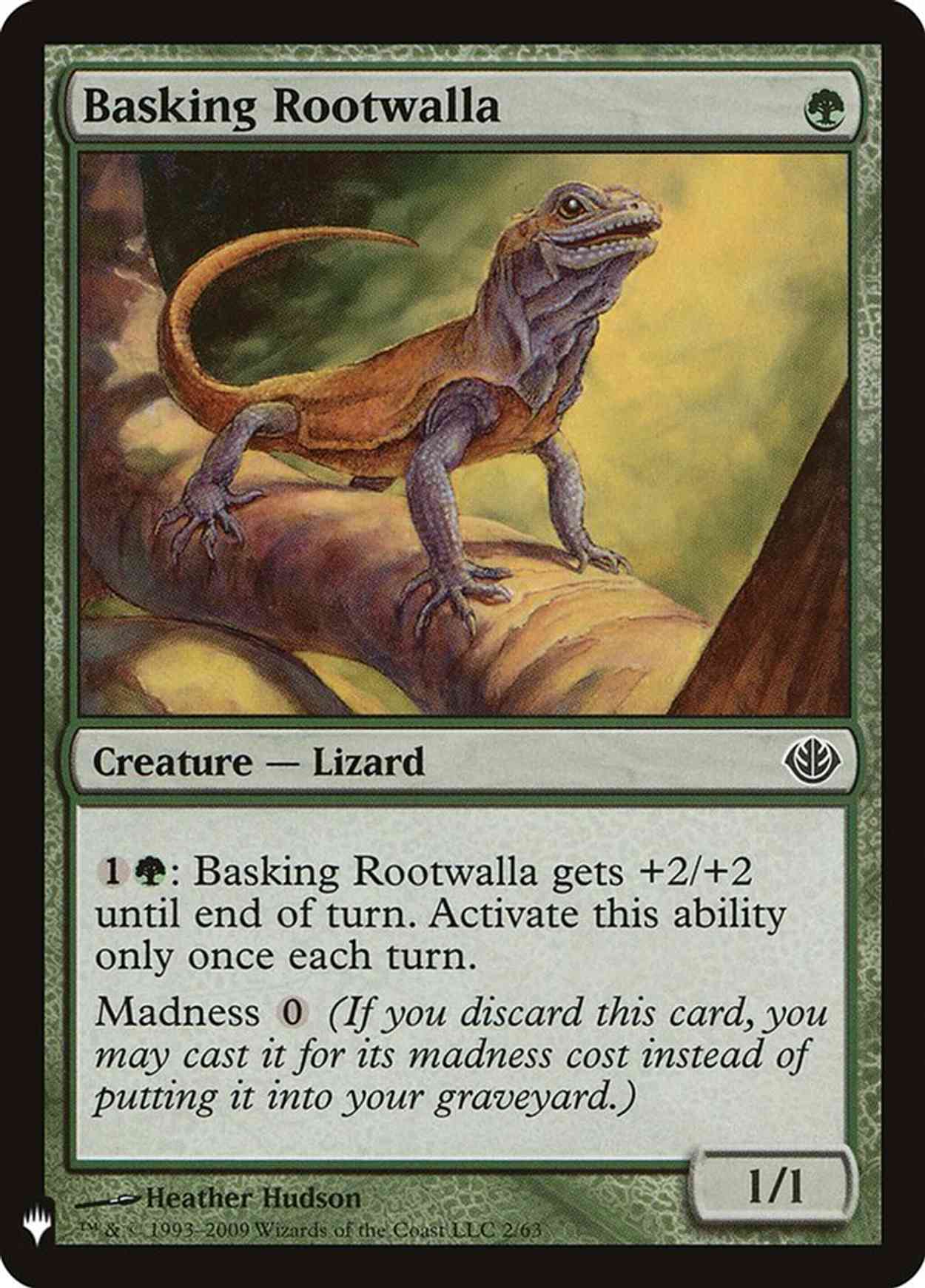 Basking Rootwalla magic card front