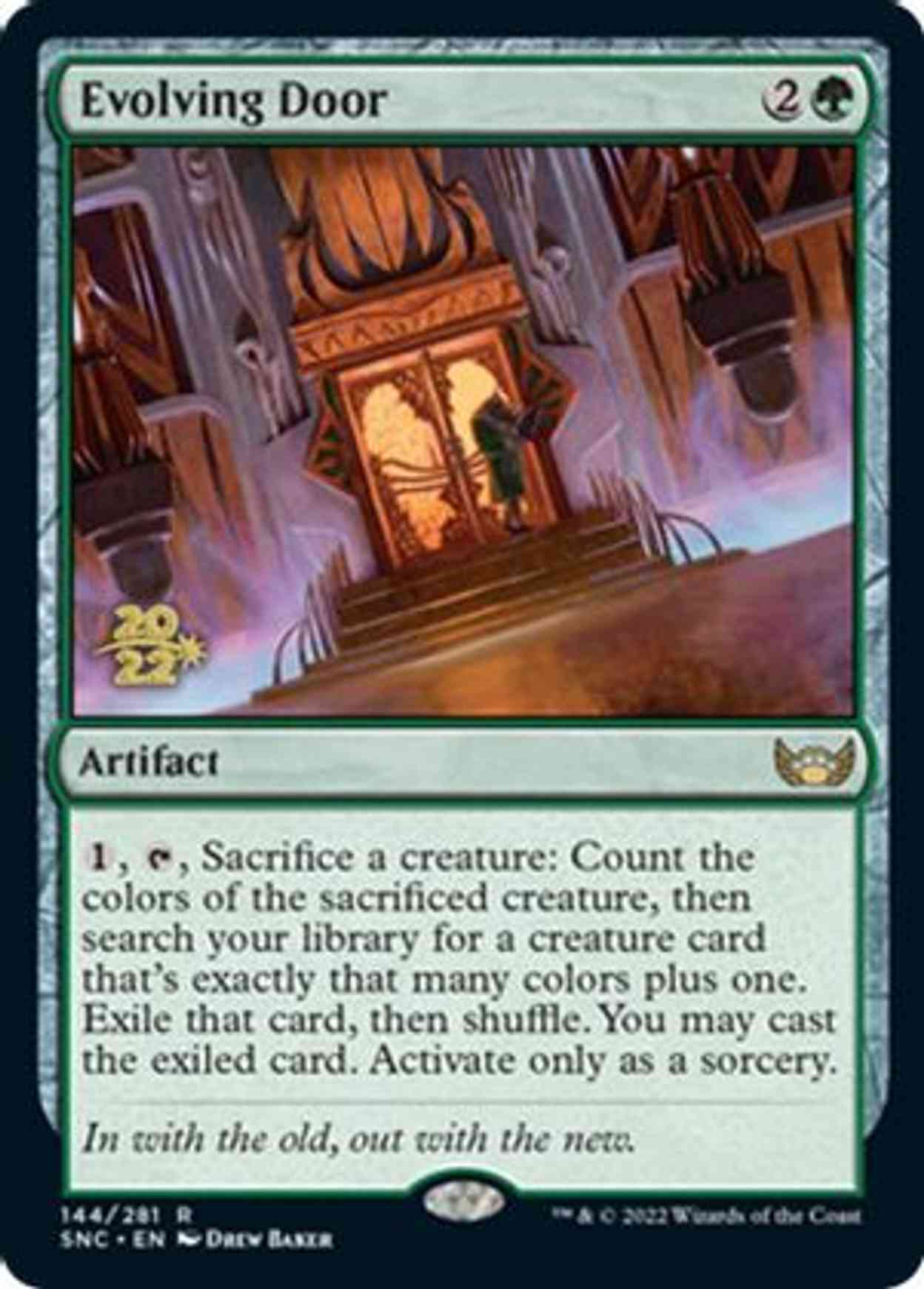 Evolving Door magic card front