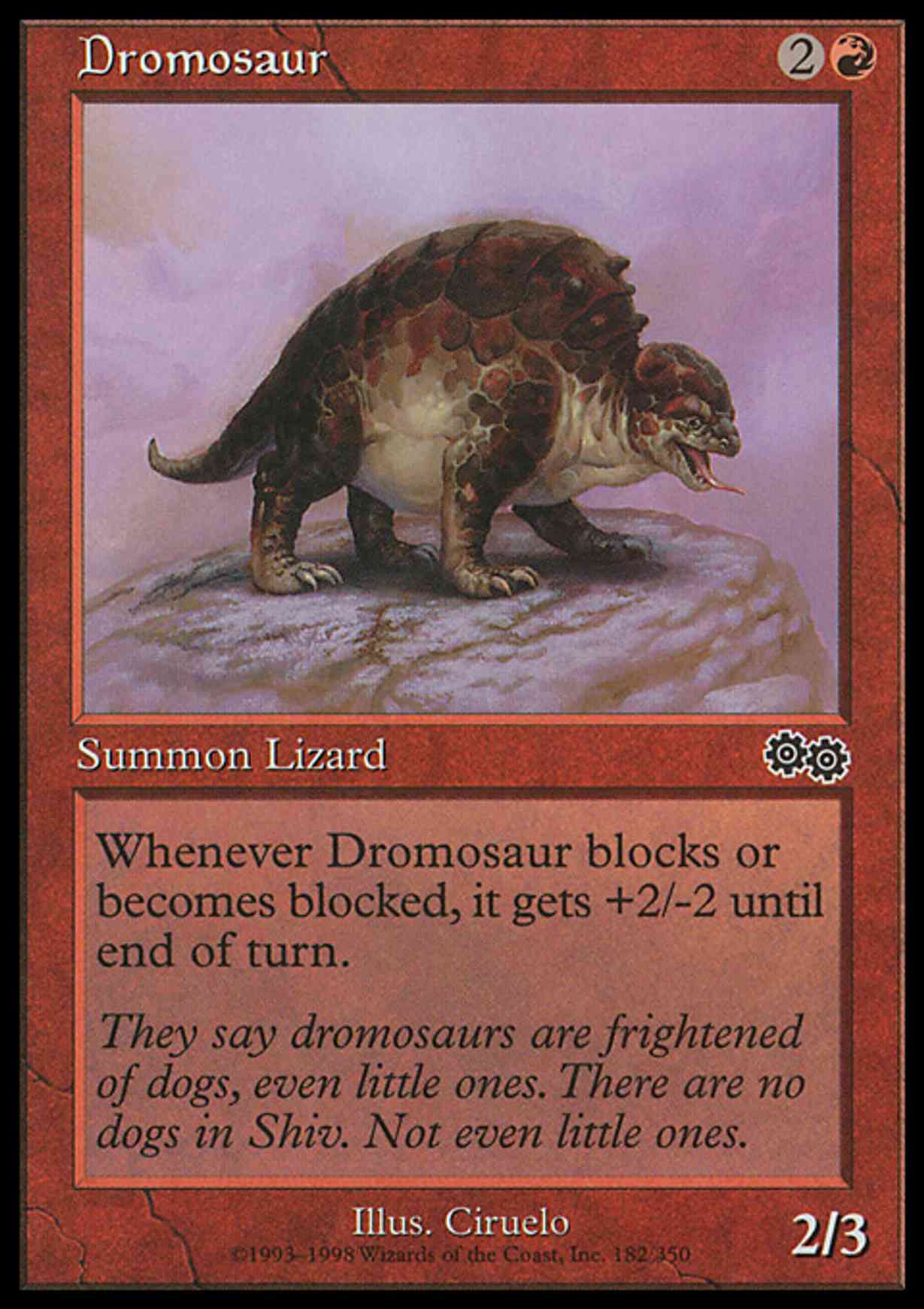 Dromosaur magic card front