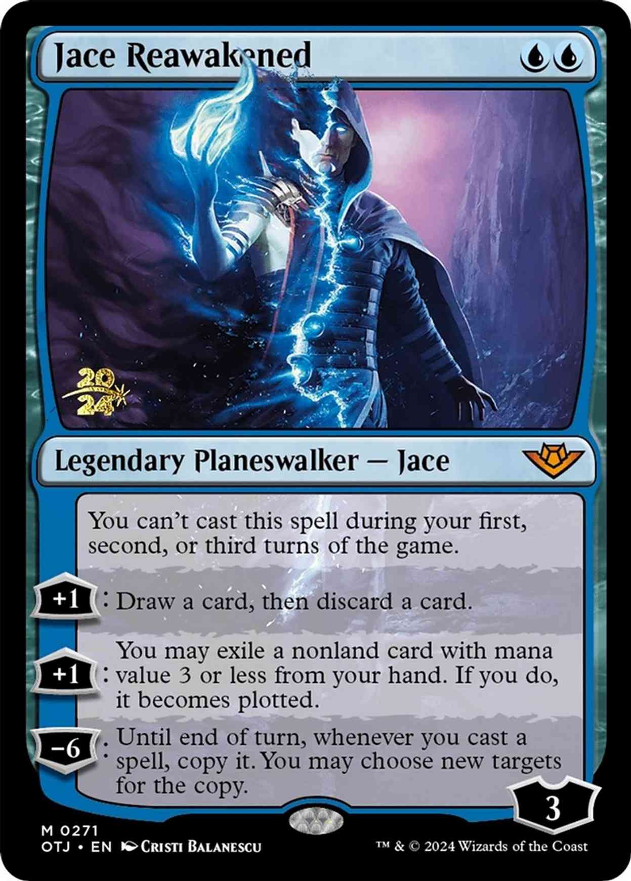 Jace Reawakened magic card front