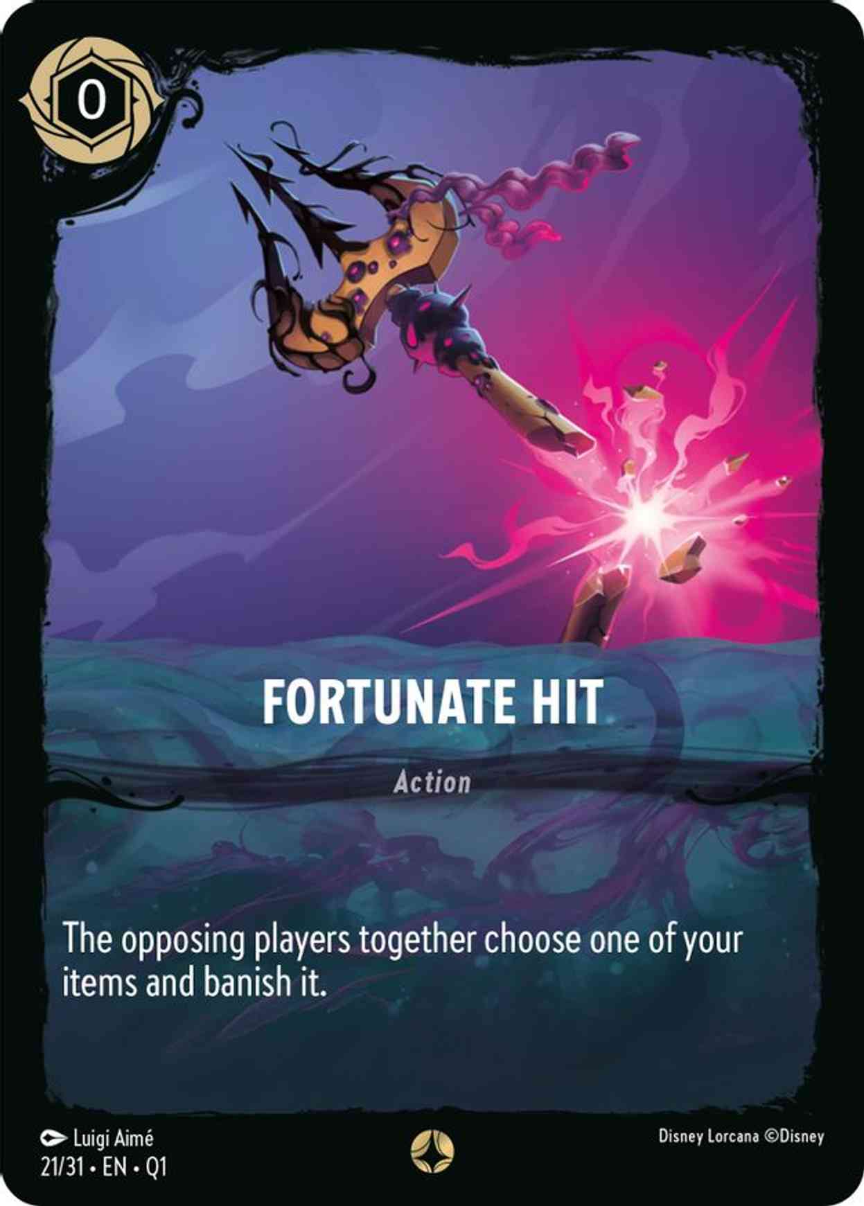 Fortunate Hit magic card front