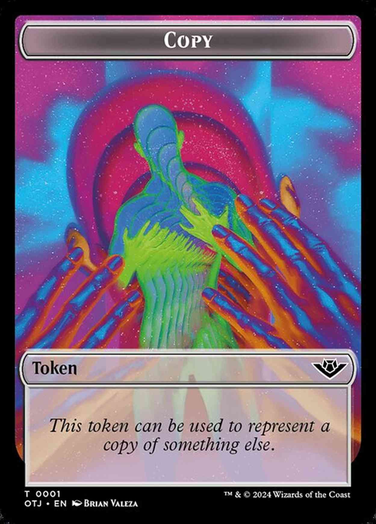 Copy // Plot Double-Sided Token magic card front