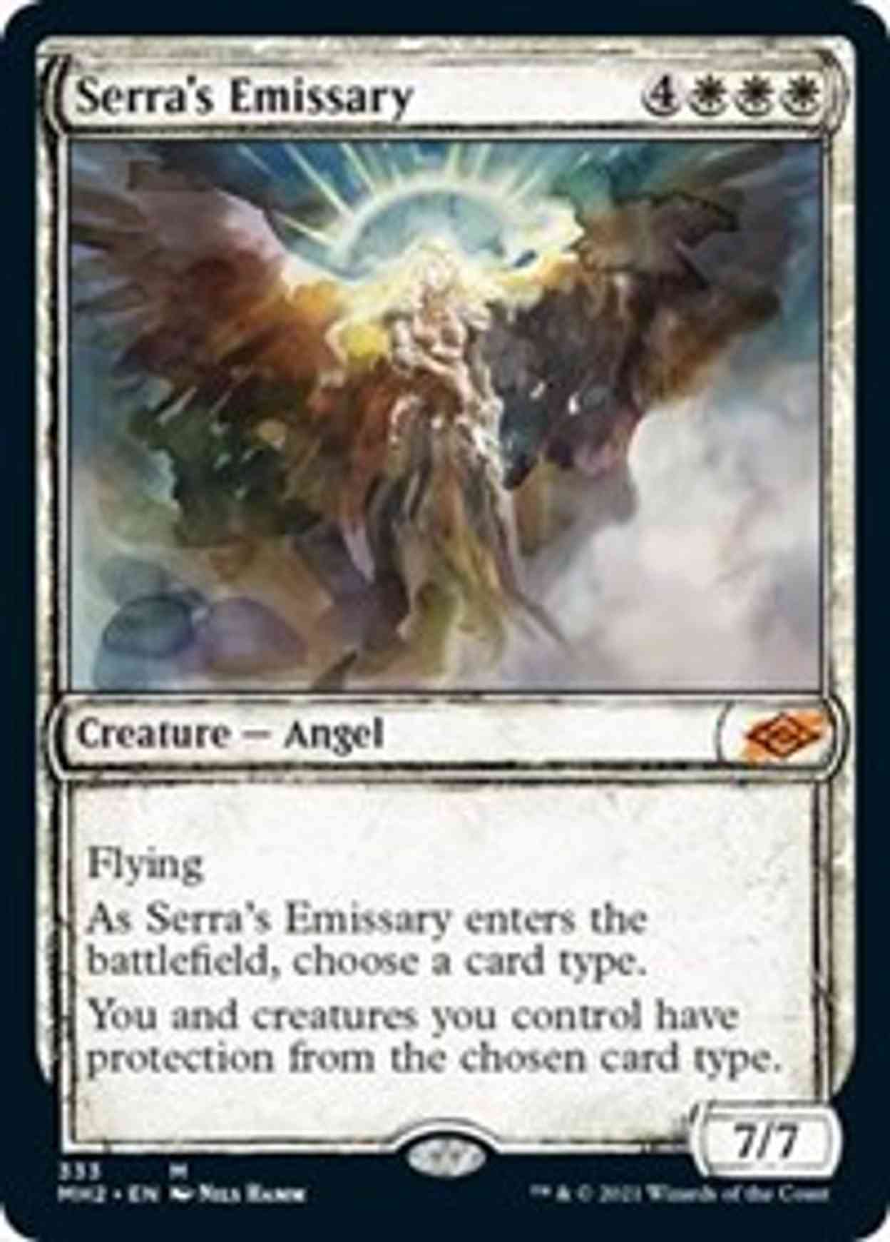 Serra's Emissary (Showcase) magic card front