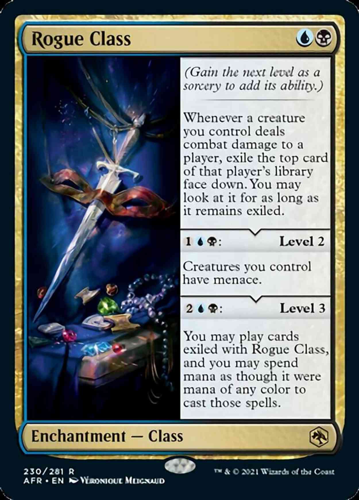 Rogue Class magic card front