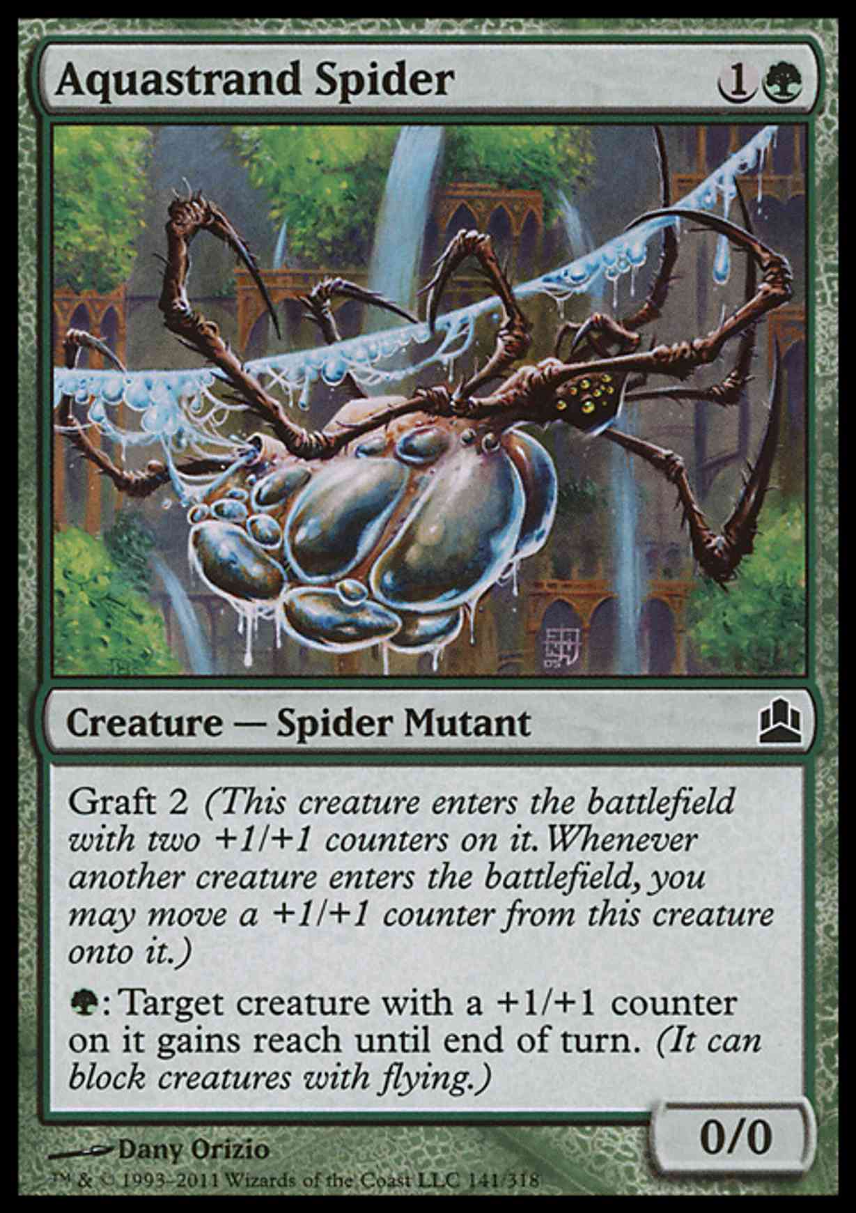 Aquastrand Spider magic card front