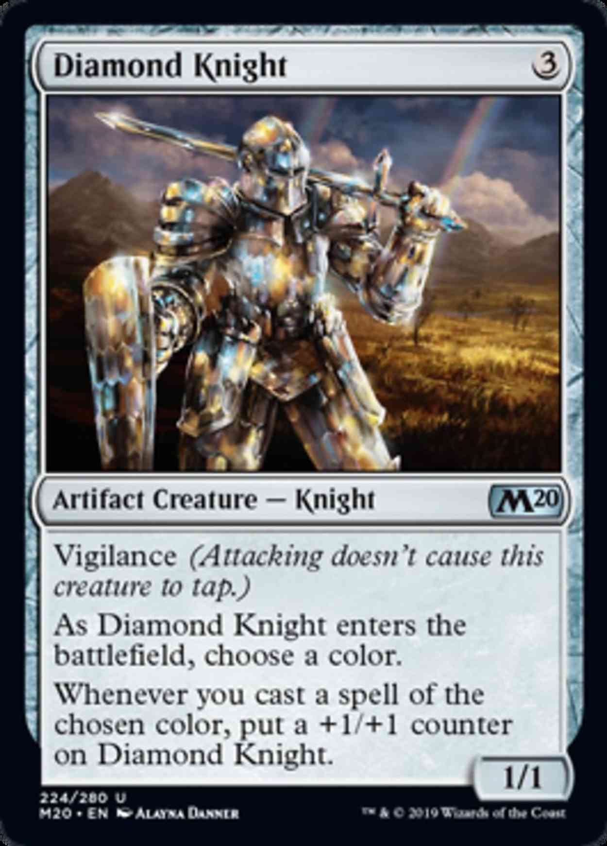 Diamond Knight magic card front