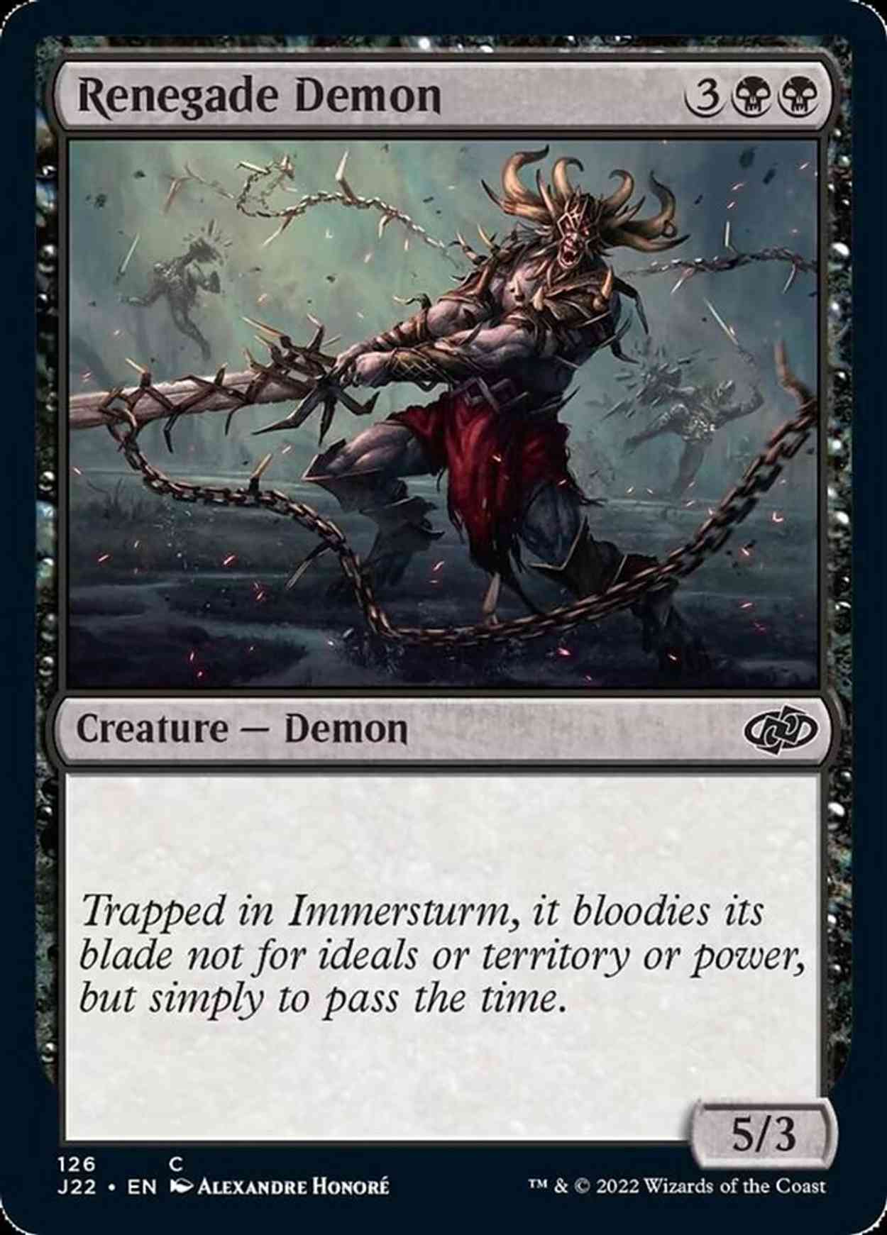 Renegade Demon magic card front