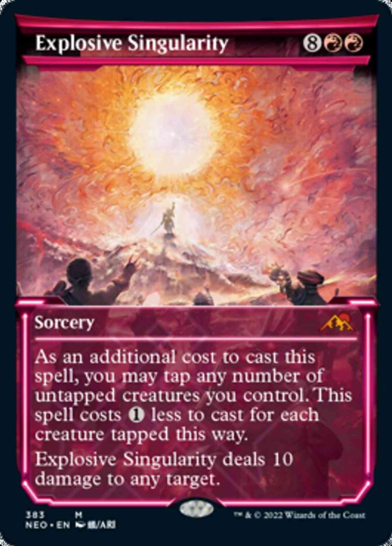 Explosive Singularity (Showcase) magic card front