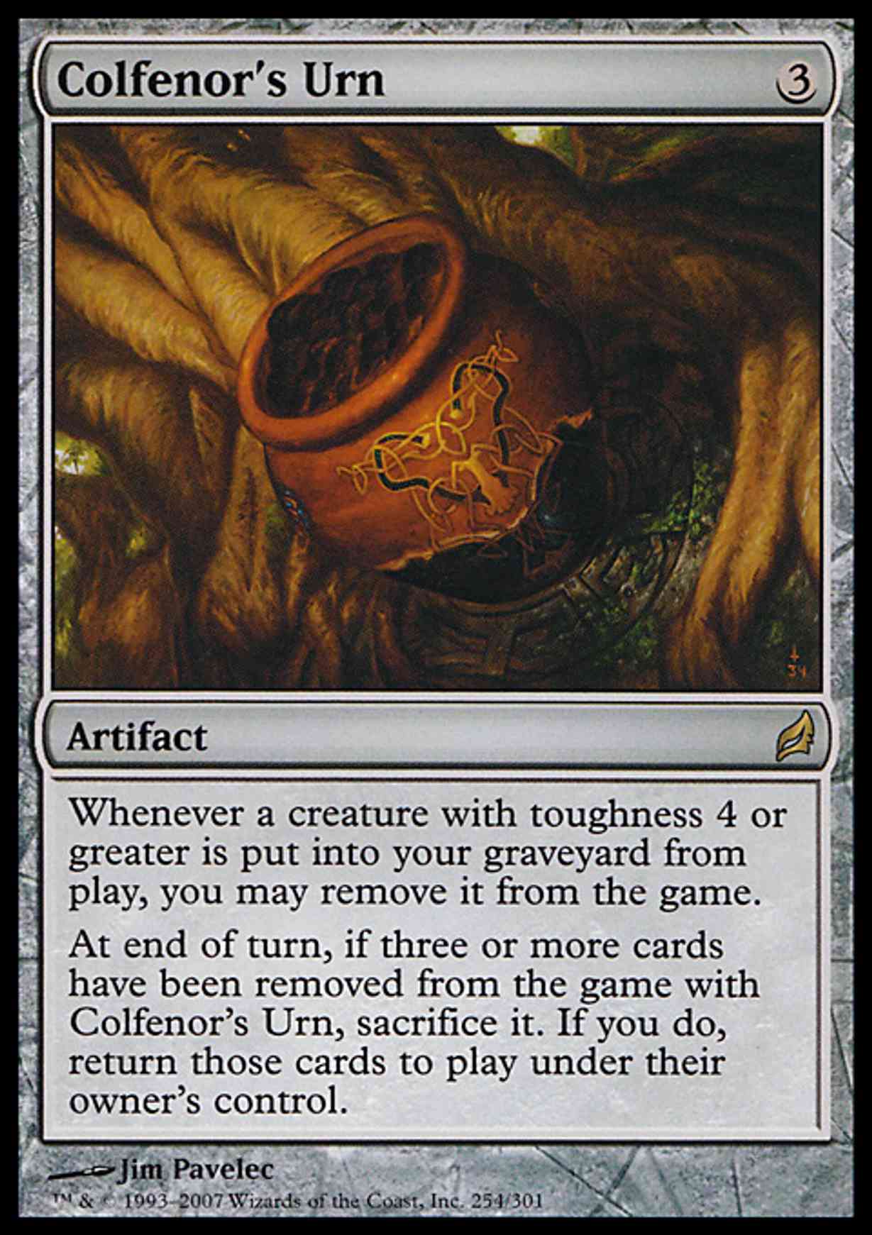 Colfenor's Urn magic card front