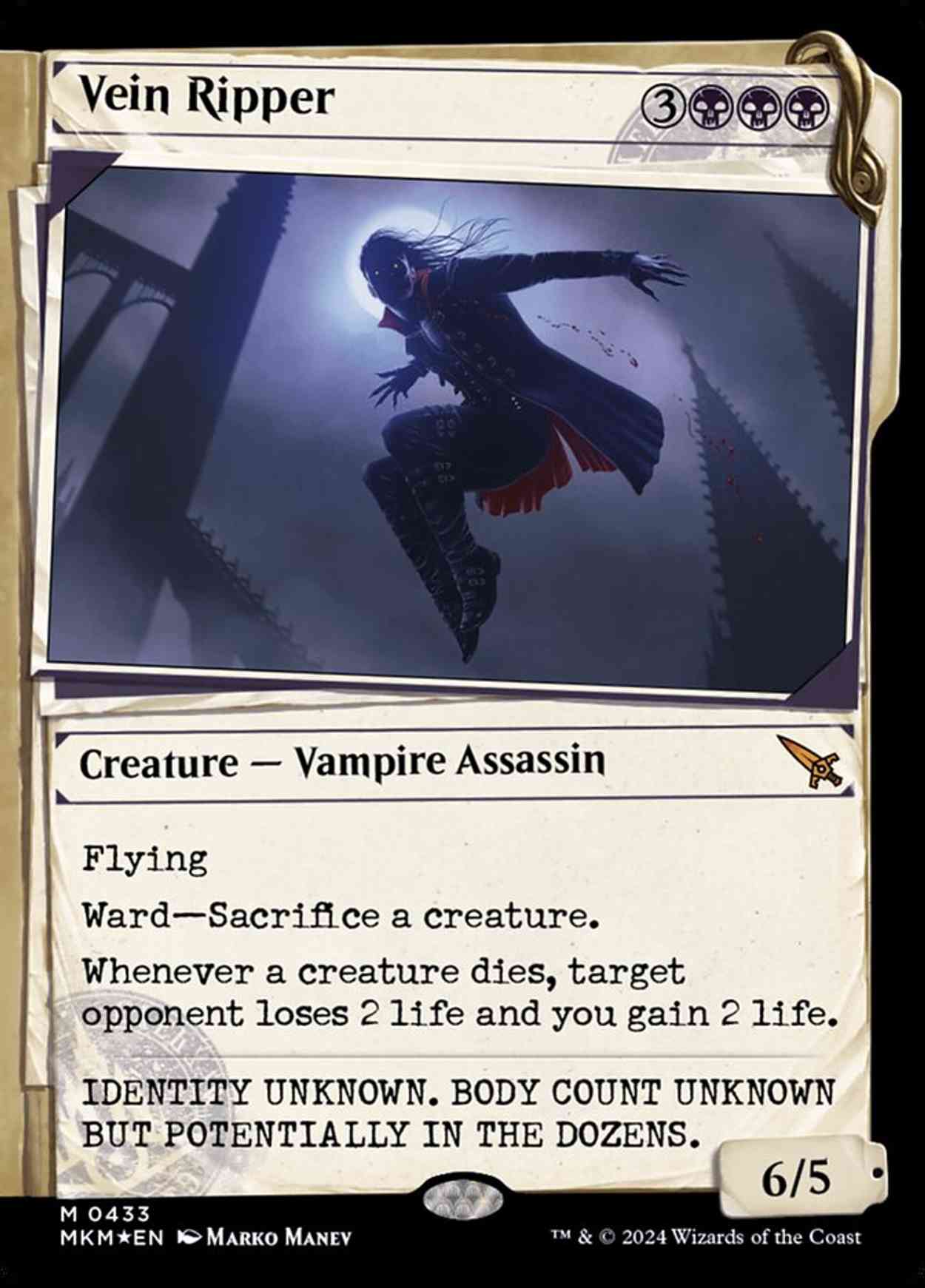 Vein Ripper (Showcase) (Invisible Ink) magic card front