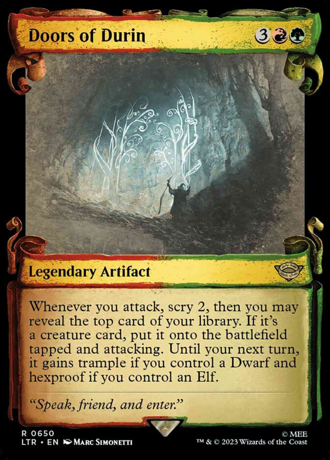 Doors of Durin (Showcase Scrolls) magic card front