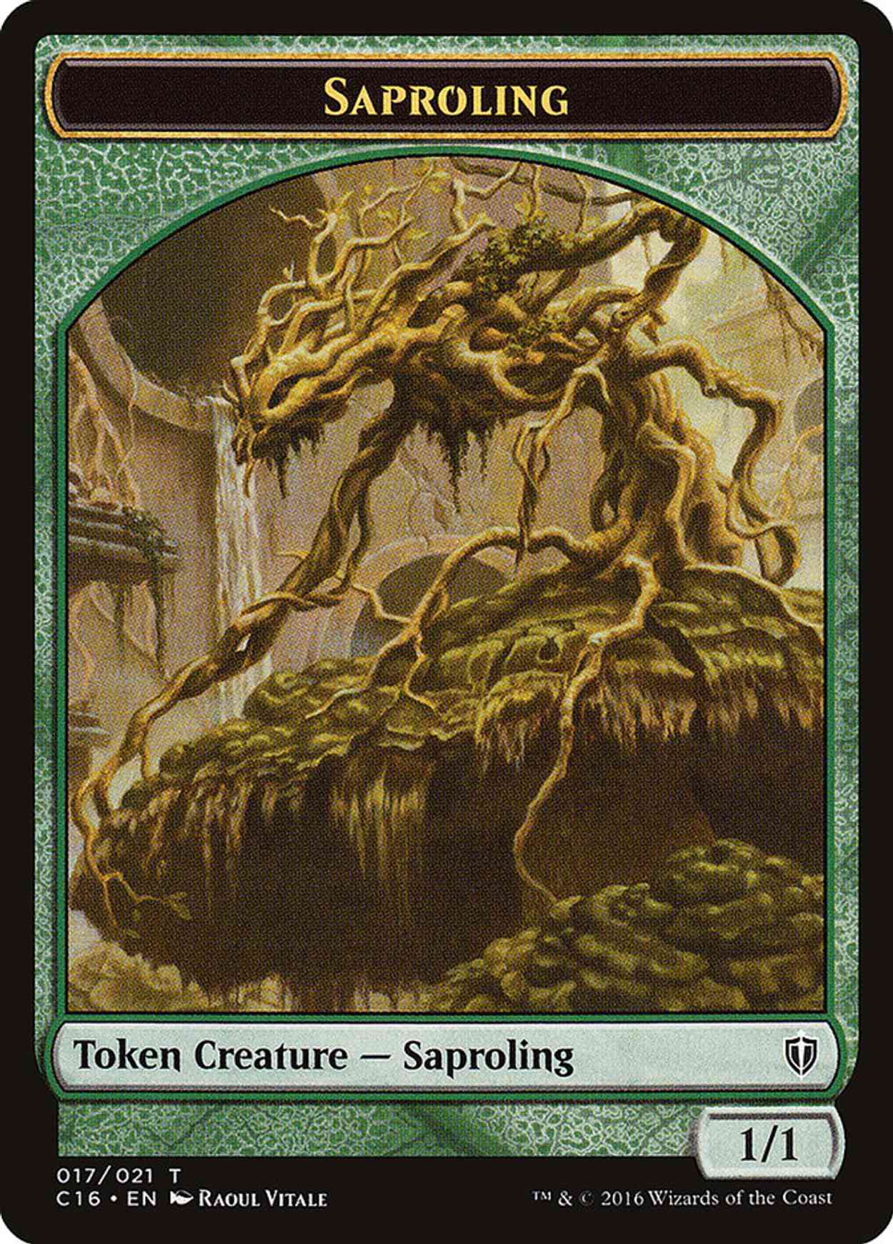 Saproling Double-sided Token magic card front