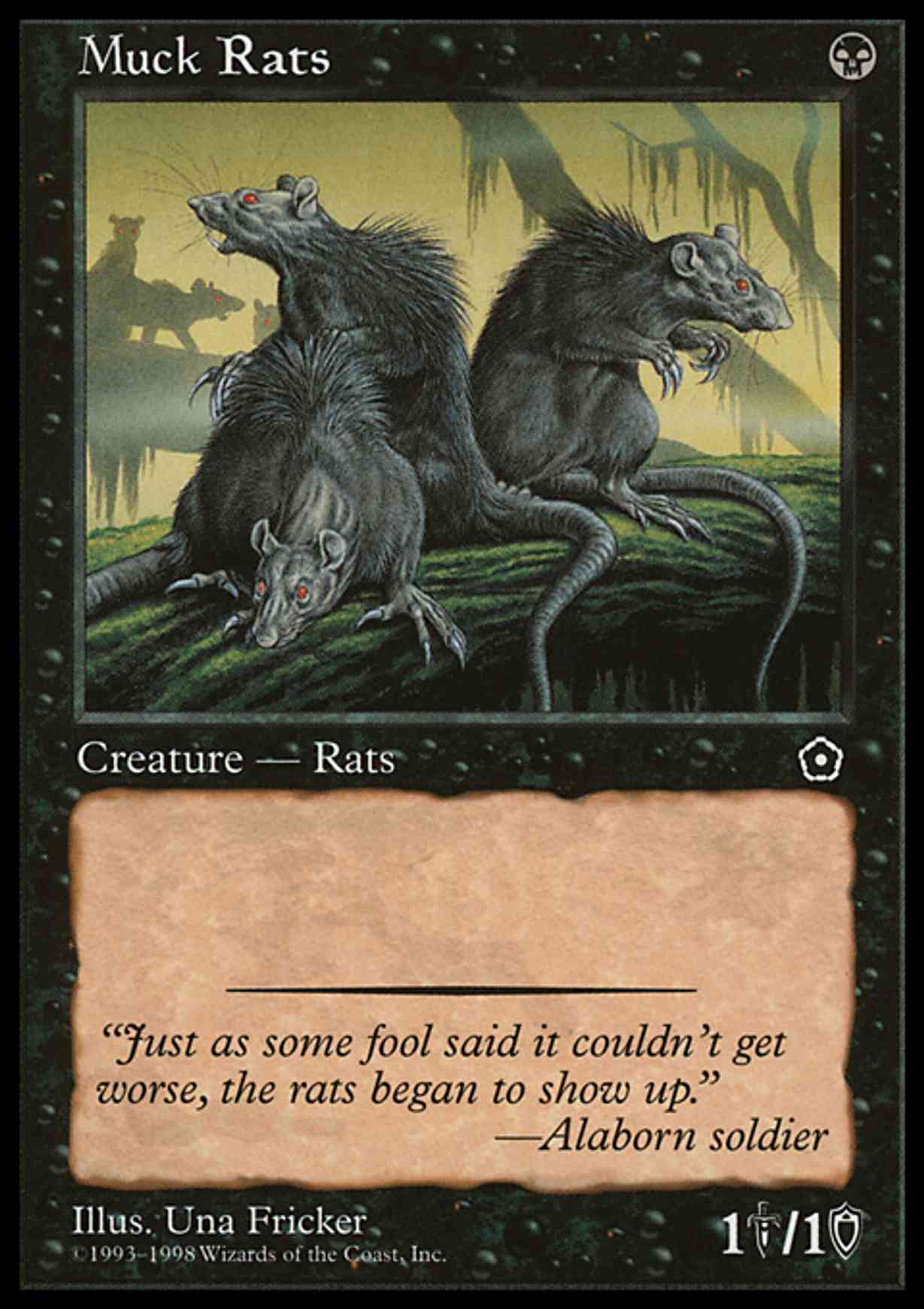 Muck Rats magic card front