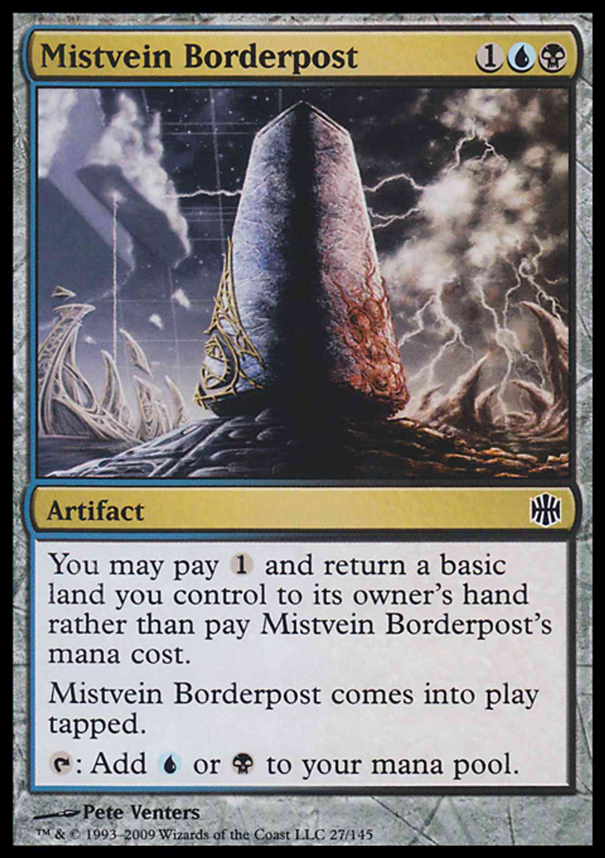 Mistvein Borderpost magic card front