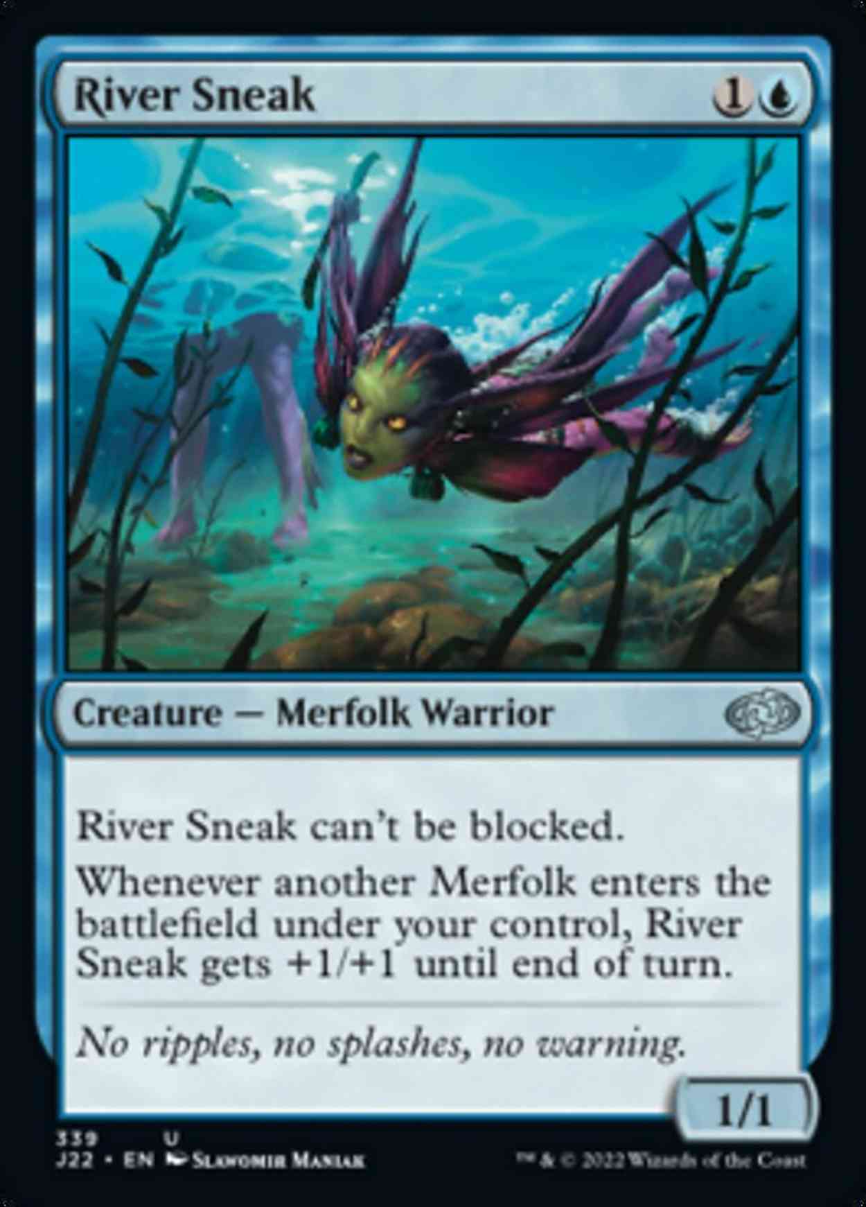 River Sneak magic card front