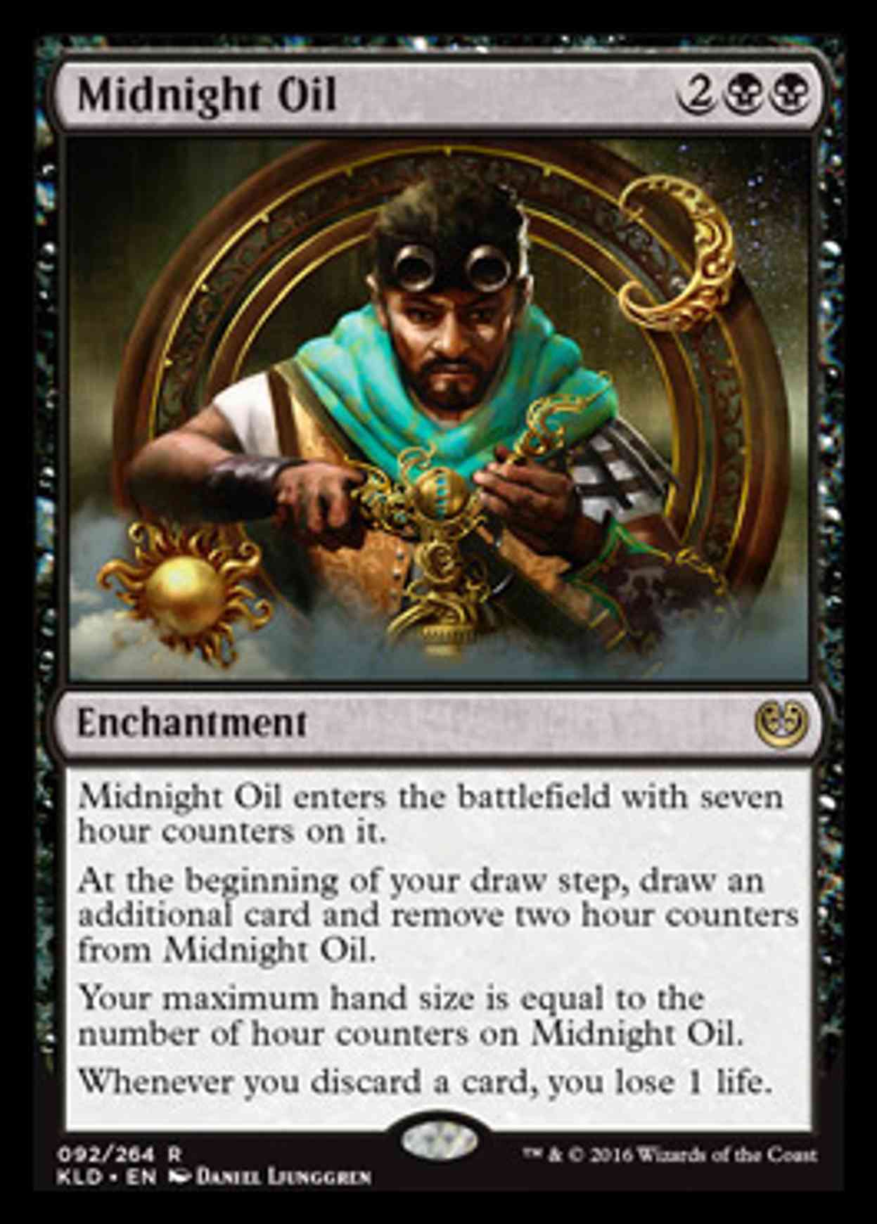 Midnight Oil magic card front