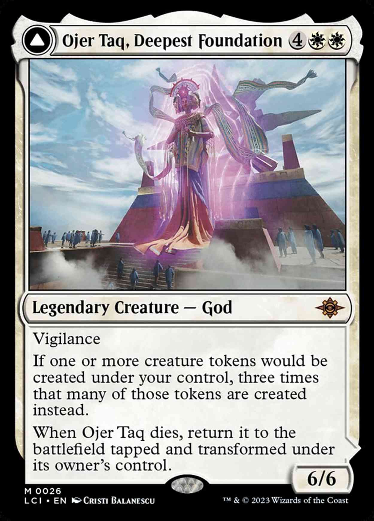Ojer Taq, Deepest Foundation magic card front