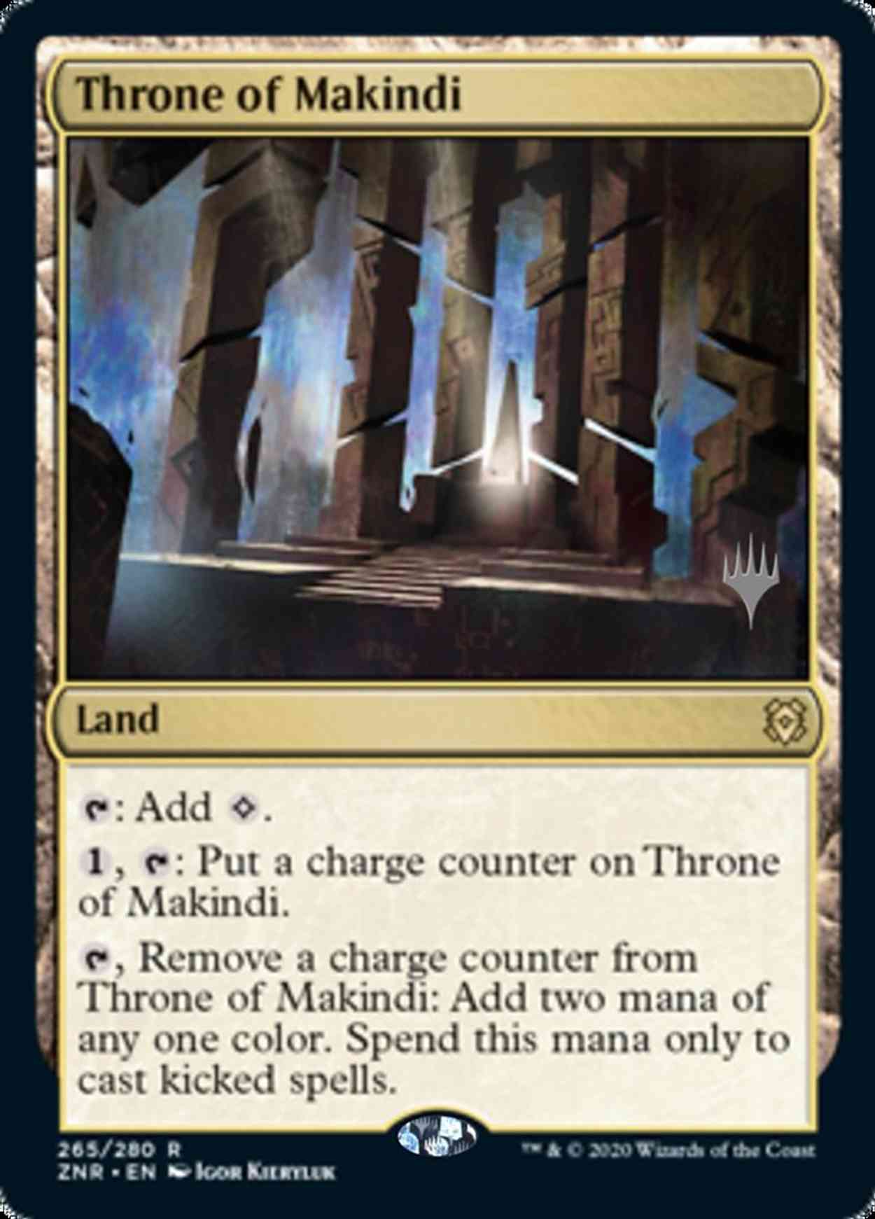 Throne of Makindi magic card front