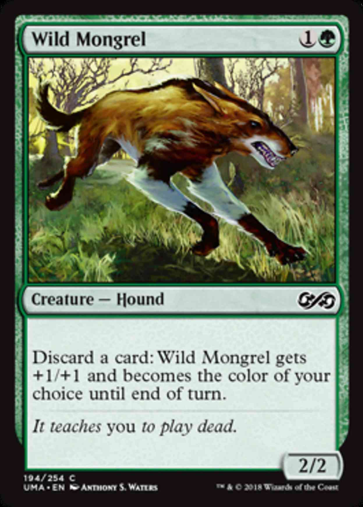 Wild Mongrel magic card front