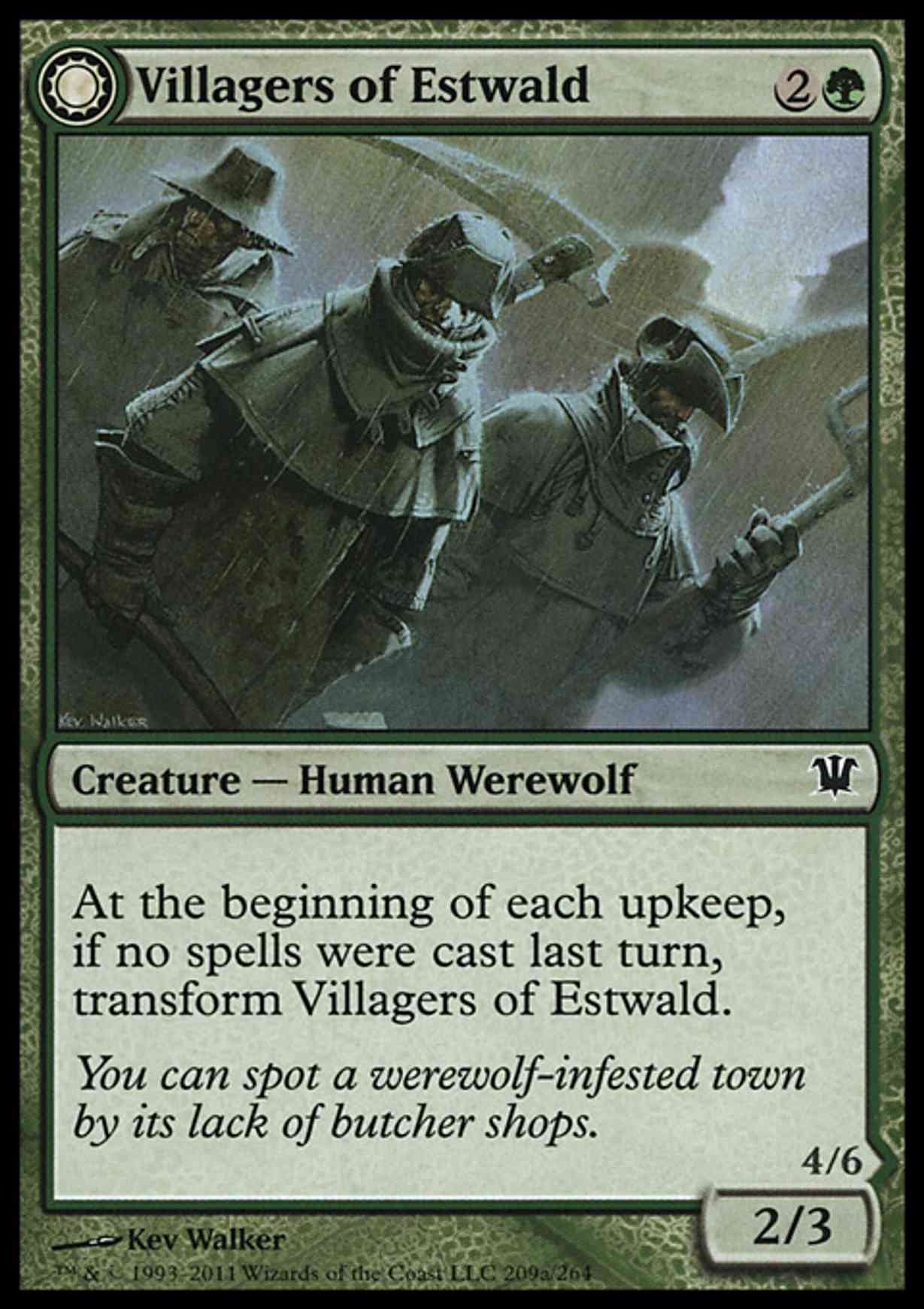 Villagers of Estwald magic card front