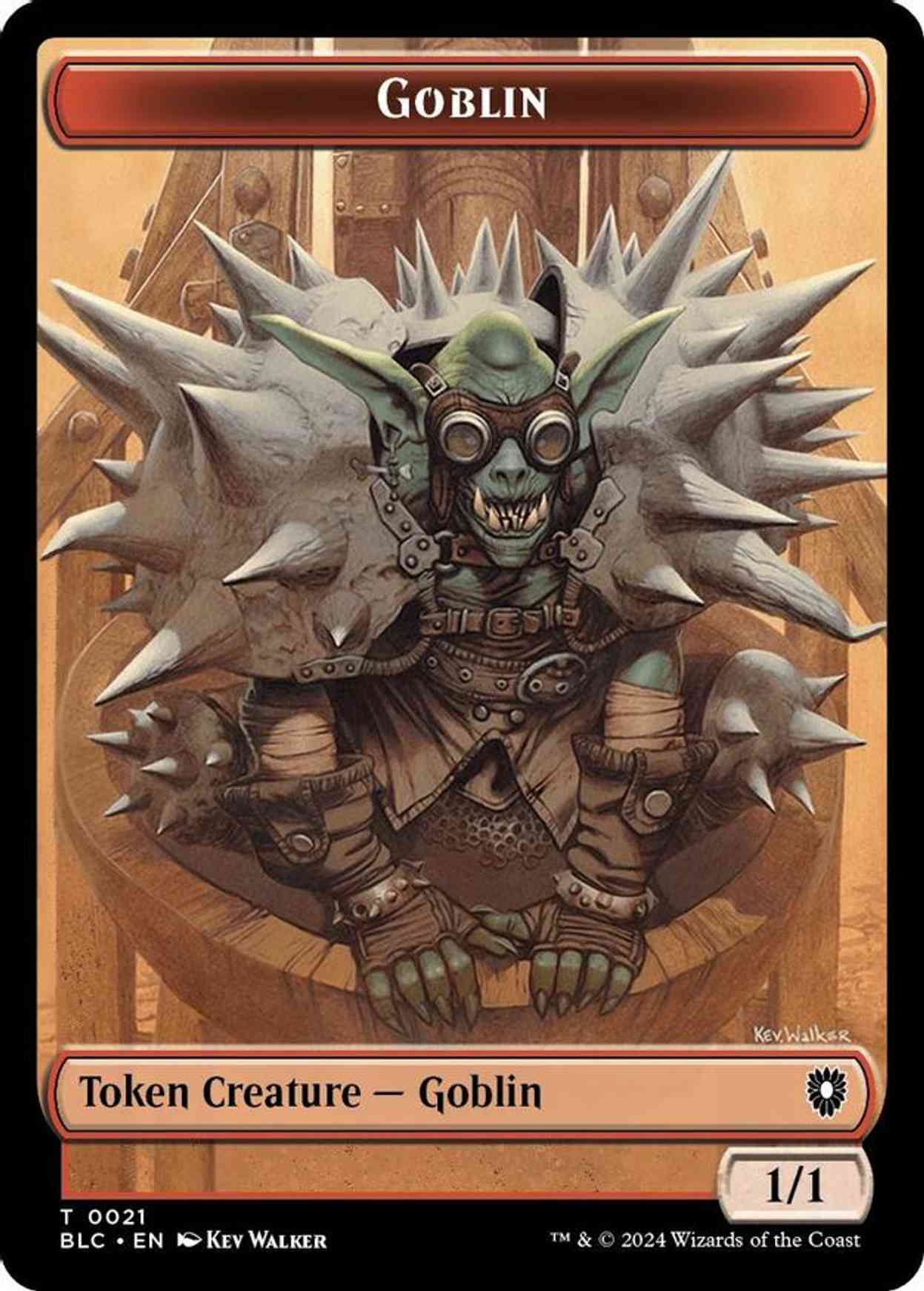 Goblin // Thopter Double-Sided Token magic card front