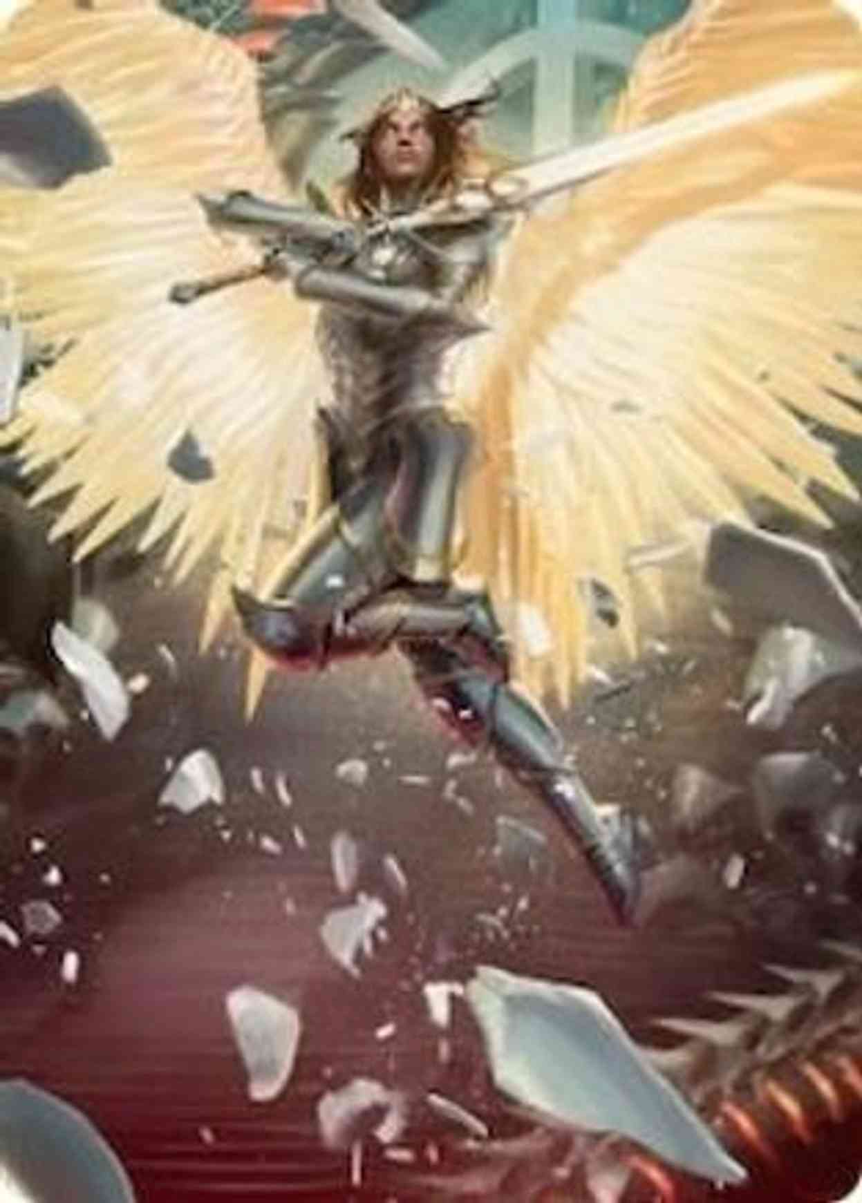 Archangel Elspeth Art Card magic card front
